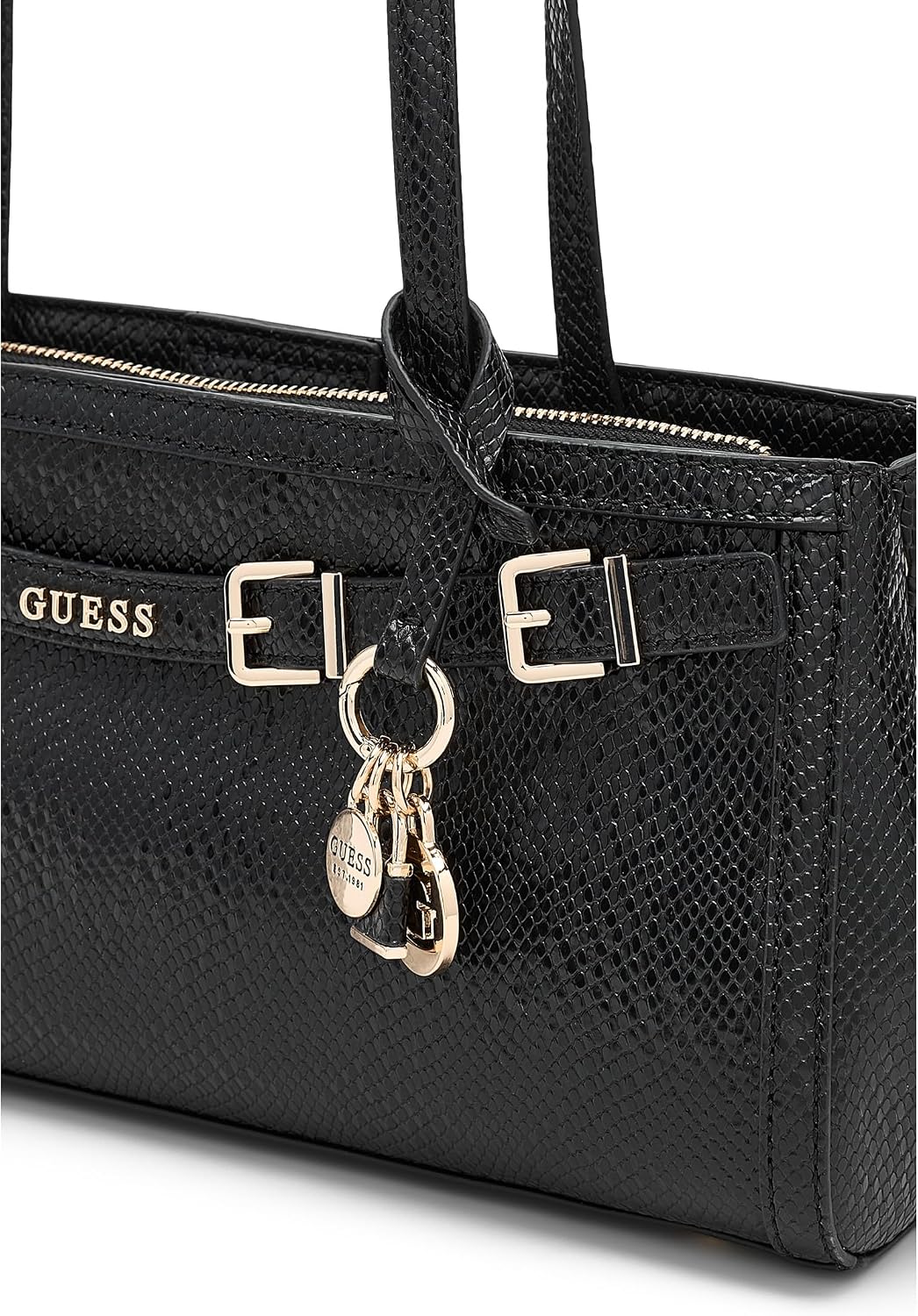 BOLSO SATCHEL GUESS DOVIE GIRLFRIEND COLOR ECO SNAKE - 5