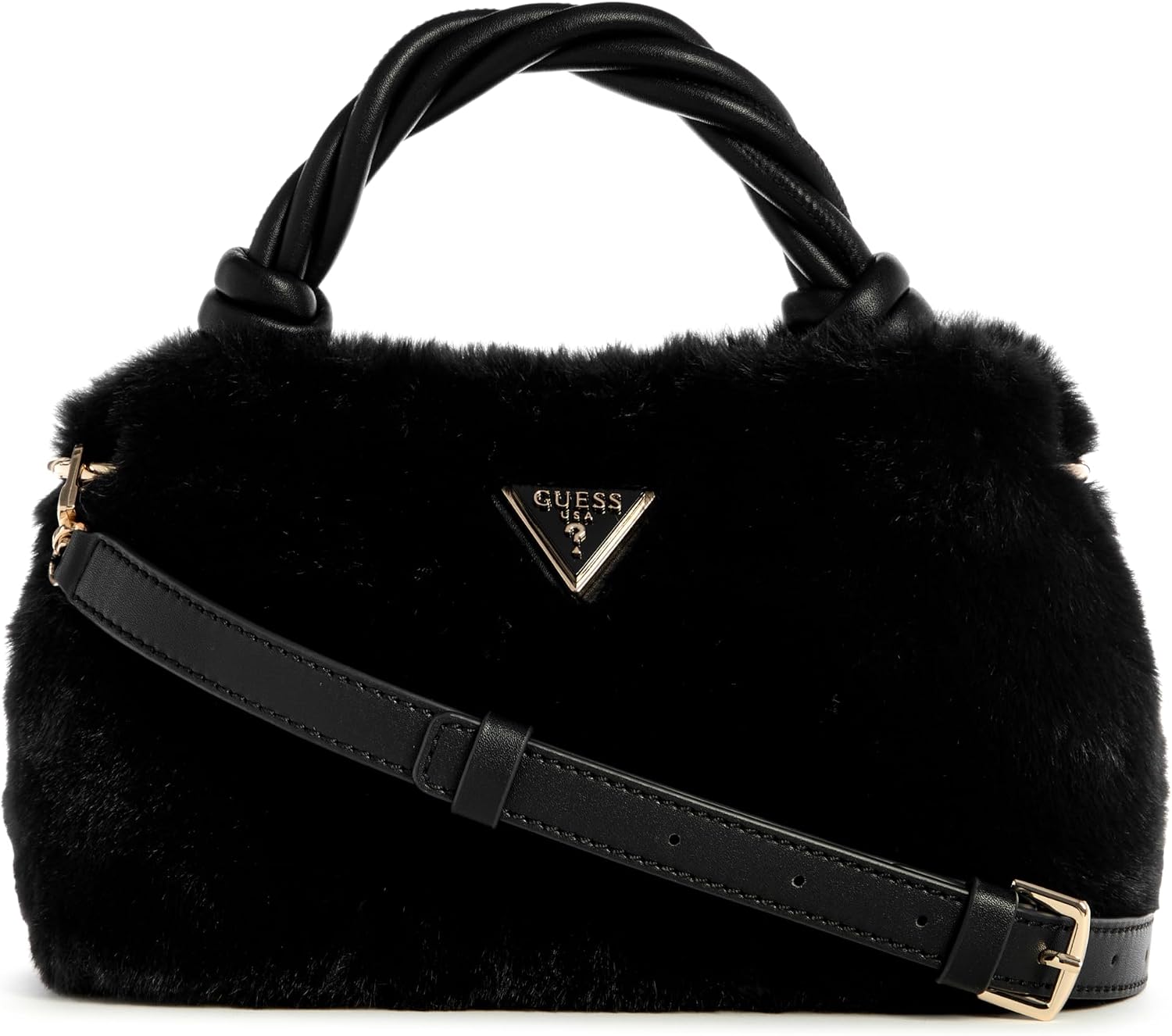 BOLSO SATCHEL GUESS SHAIDA TOP-HANDLE EN PIEL SINTÉTICA CON CORREA DESMONTABLE - 1