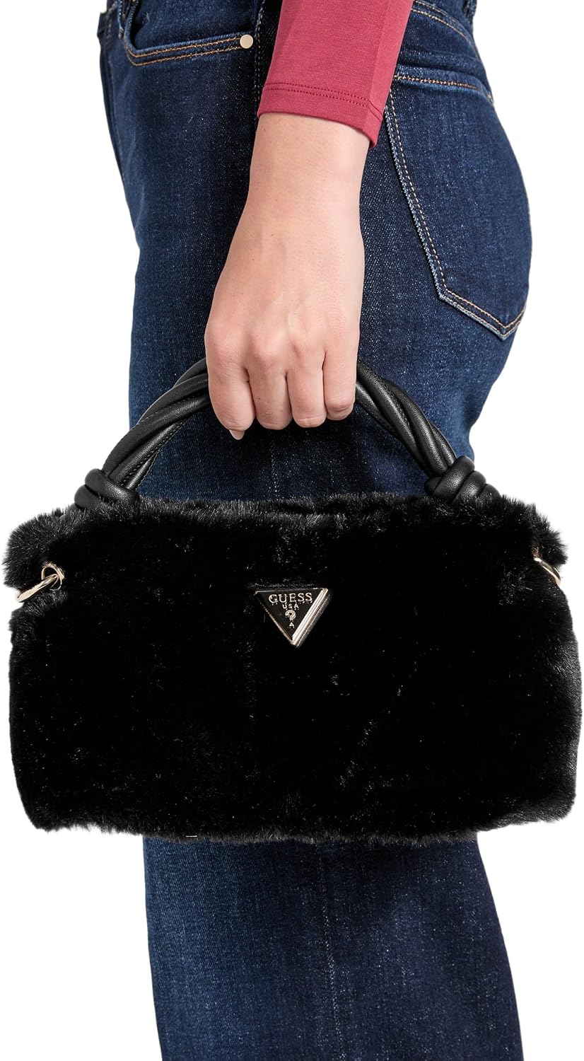BOLSO SATCHEL GUESS SHAIDA TOP-HANDLE EN PIEL SINTÉTICA CON CORREA DESMONTABLE - 5