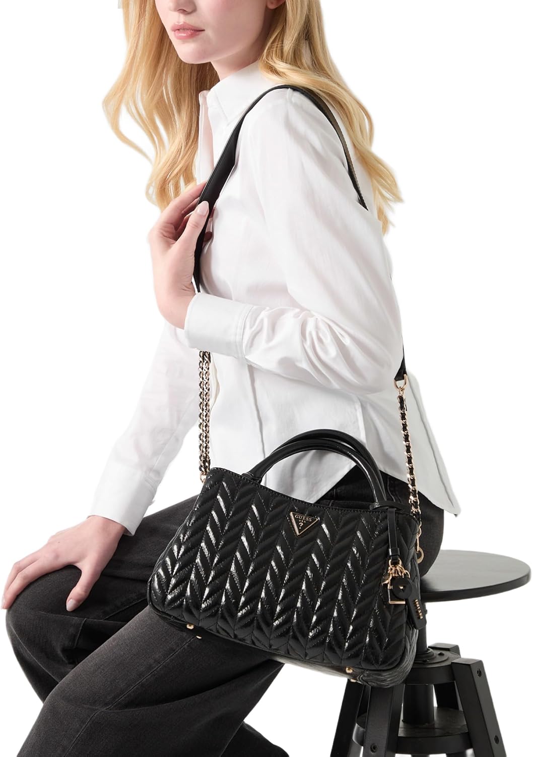BOLSO SATCHEL GUESS CHERYL - 2