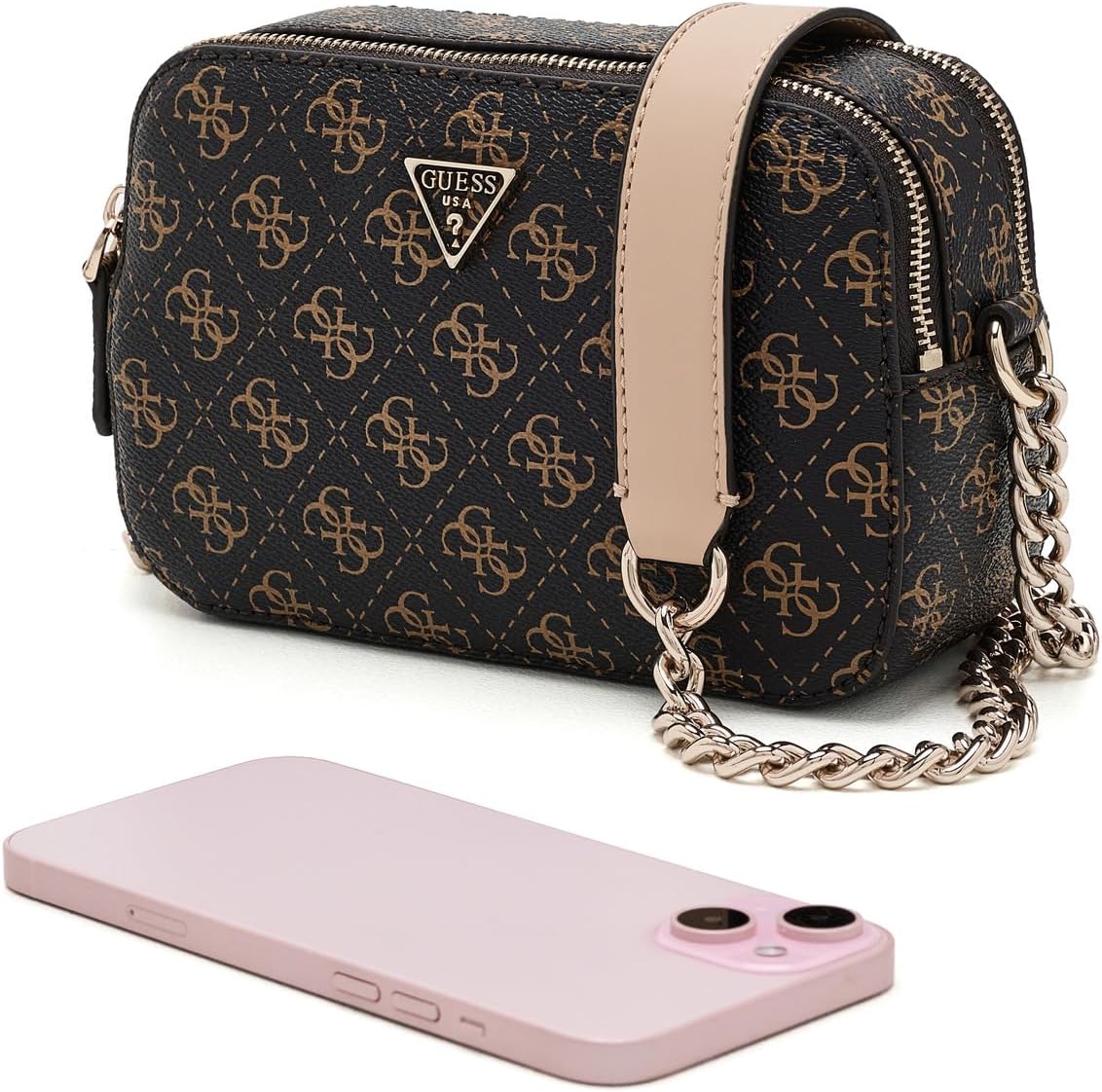 BOLSO CRUZADO NOELLE II GUESS EN SAFFIANO PU - 3