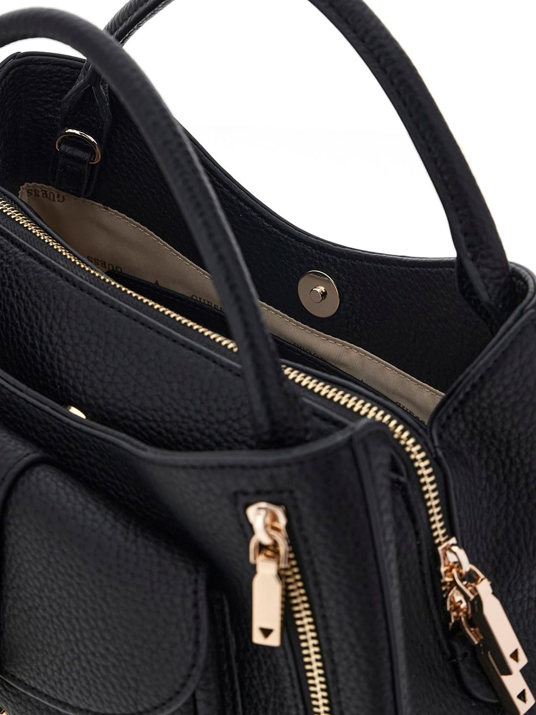 BOLSO SATCHEL MUJER GUESS JESSA GIRLFRIEND ECO PEBBLE PU - 4