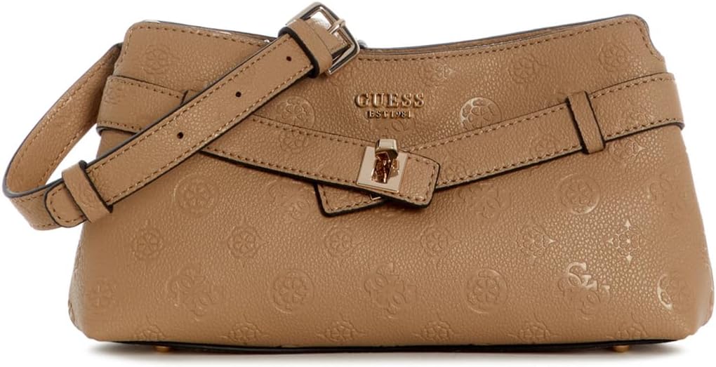 BOLSO CRUZADO GUESS ELLA LOGO GIRLFRIEND ROSADO - 1