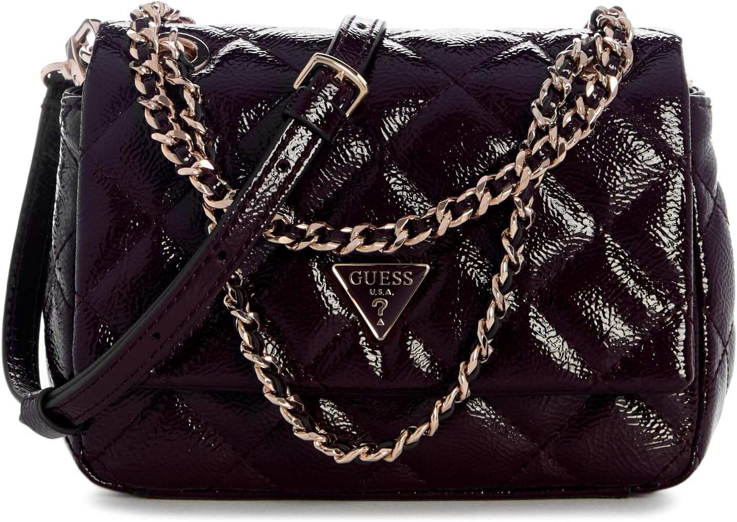 BOLSO MUJER GUESS JULIET MINI FLAP VERDE OLIVA - 1