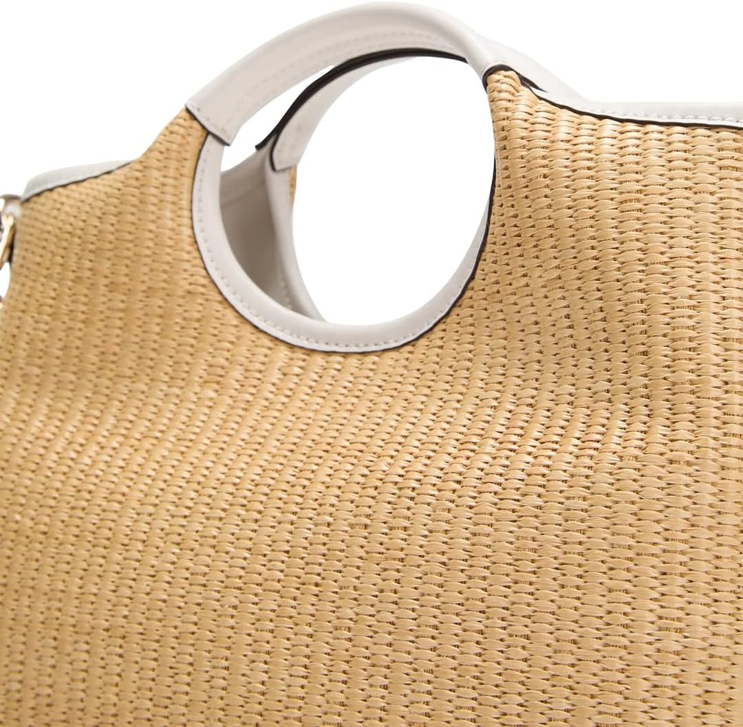 BOLSO SATCHEL GUESS KIRSTEN MINI CON BORDADO FLORAL - 5