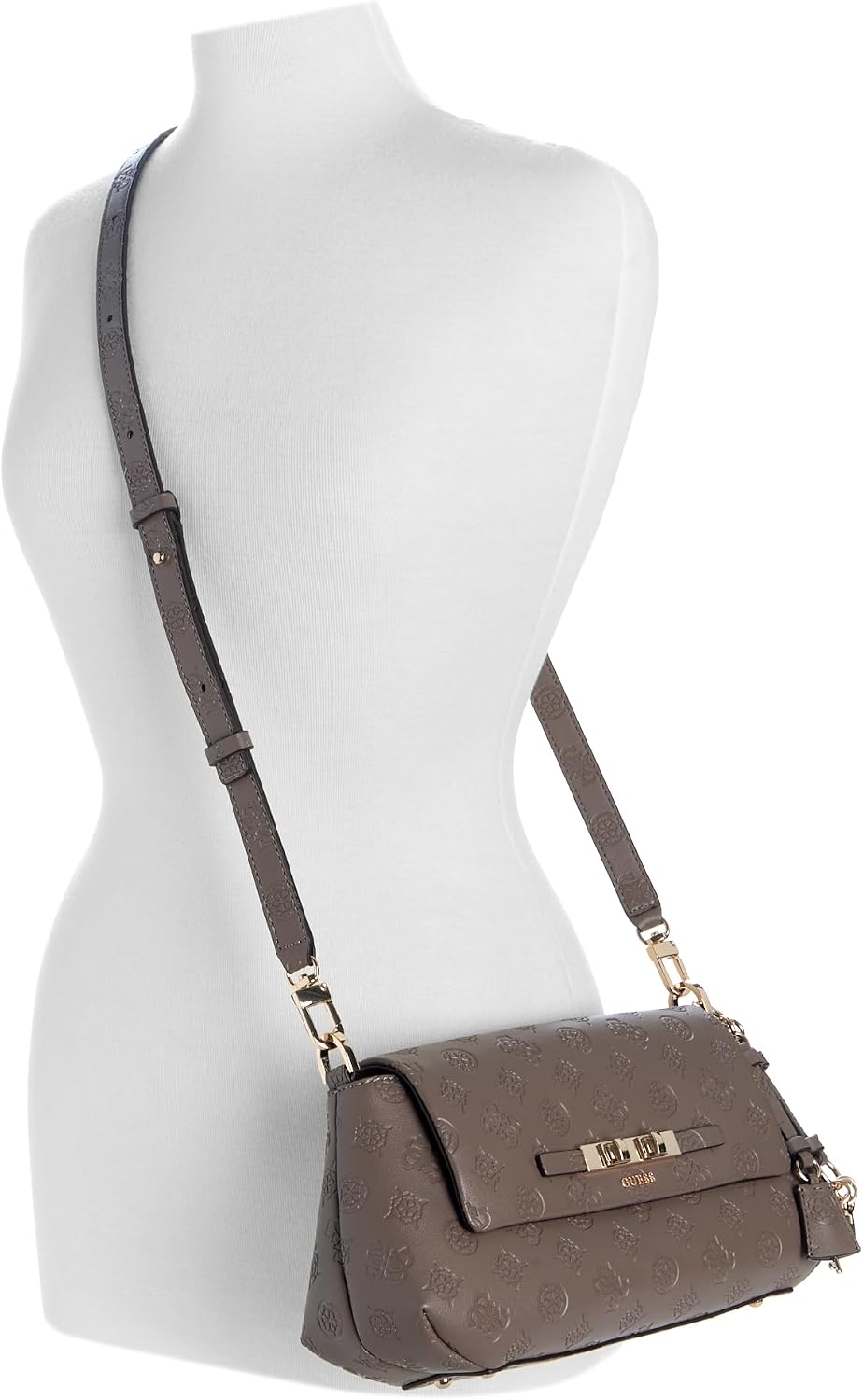 BOLSO CRUZADO GUESS CARMELLA LOGO - 5