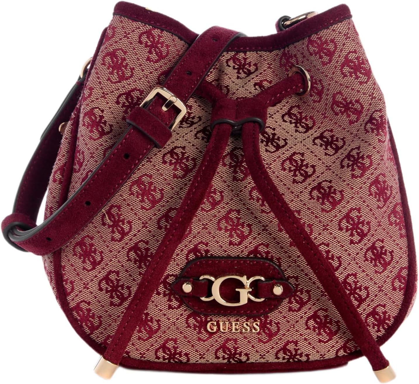 BOLSO MINI BUCKET GUESS SAMANTHA LOGO - 1