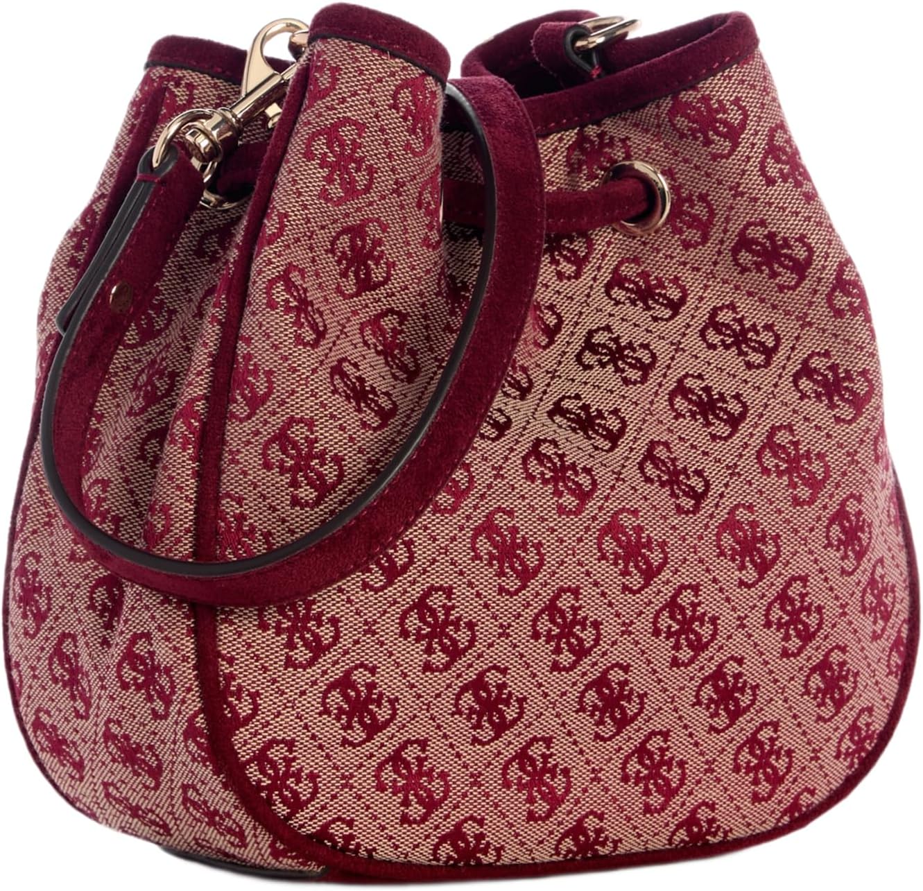 BOLSO MINI BUCKET GUESS SAMANTHA LOGO - 3