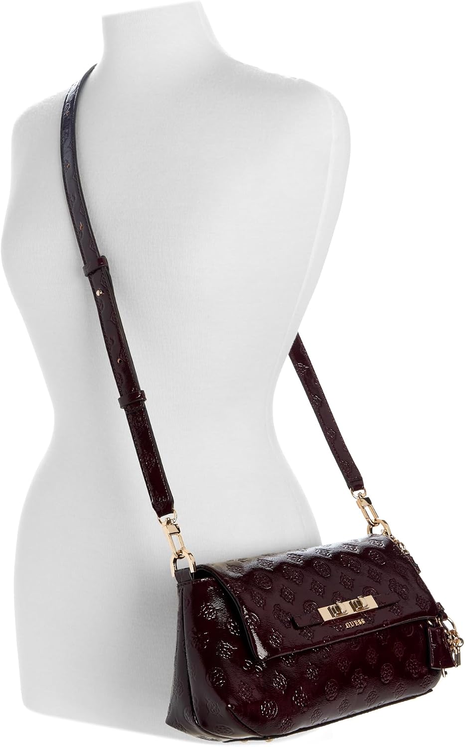 BOLSO CRUZADO GUESS CARMELLA LOGO - 5