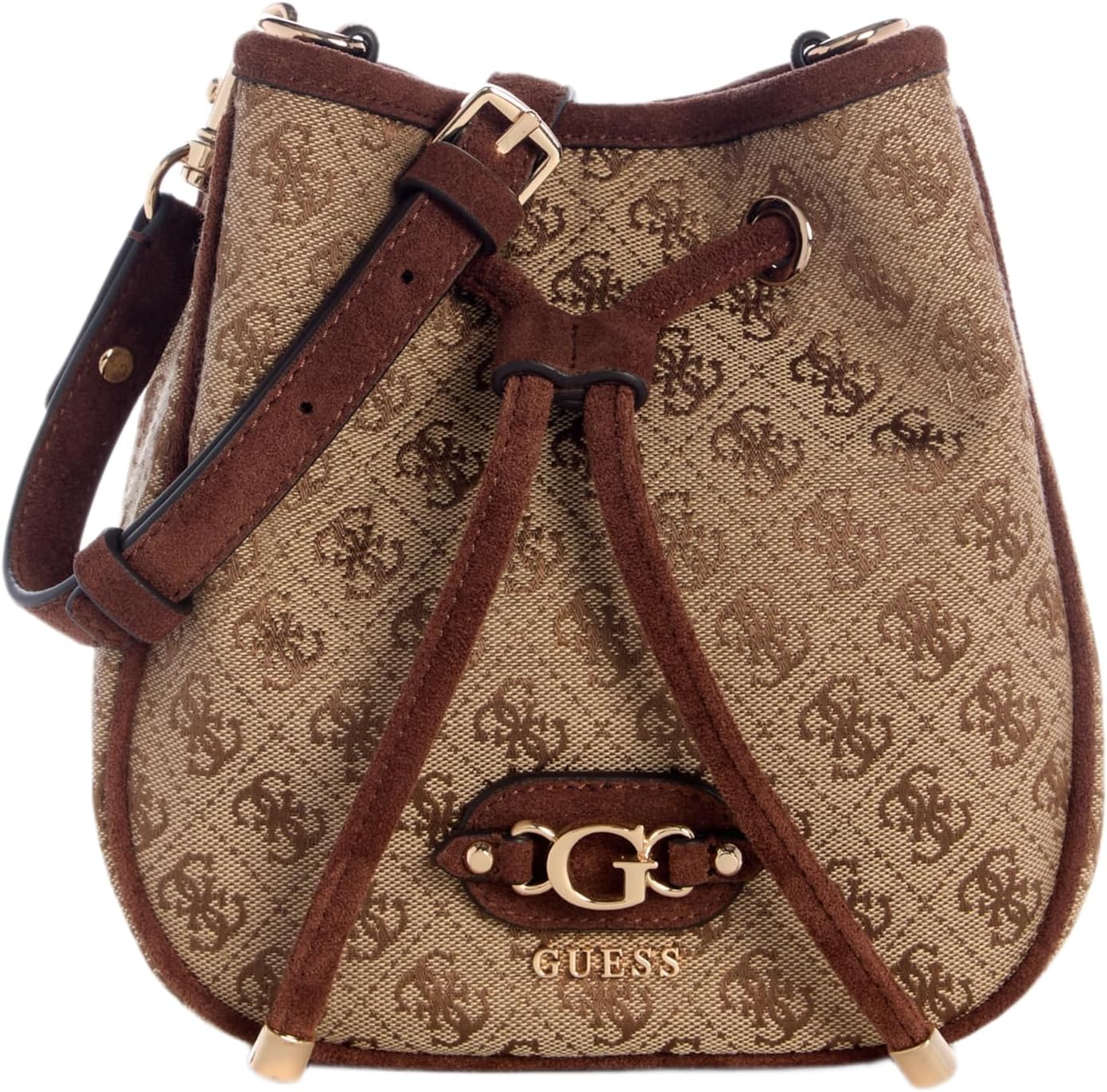 BOLSO MINI BUCKET GUESS SAMANTHA LOGO - 1