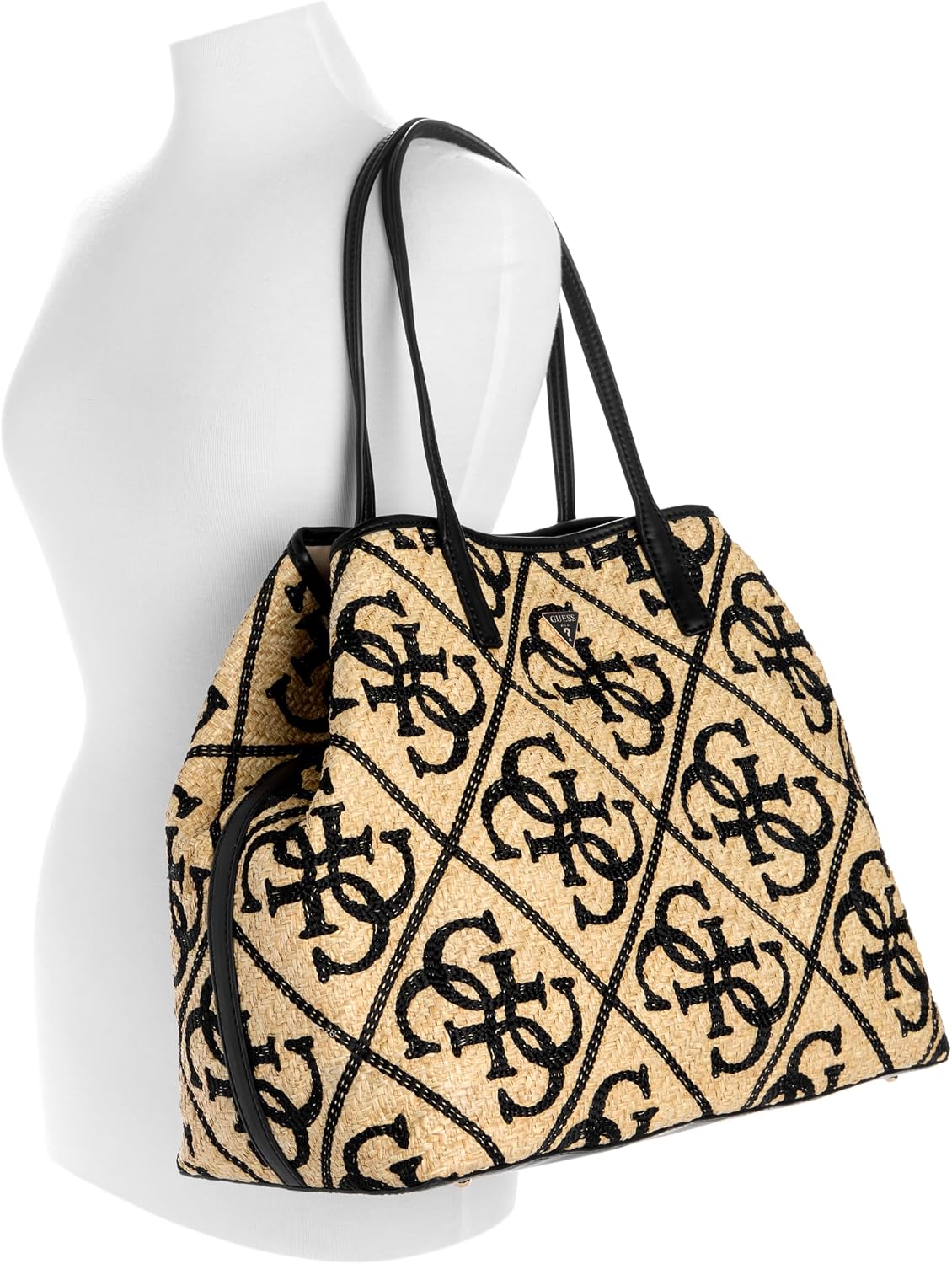 BOLSO TOTE GUESS KIRSTEN LARGE 2 EN 1 CON LOGO BORDADO Y POUCH INTERIOR - 5