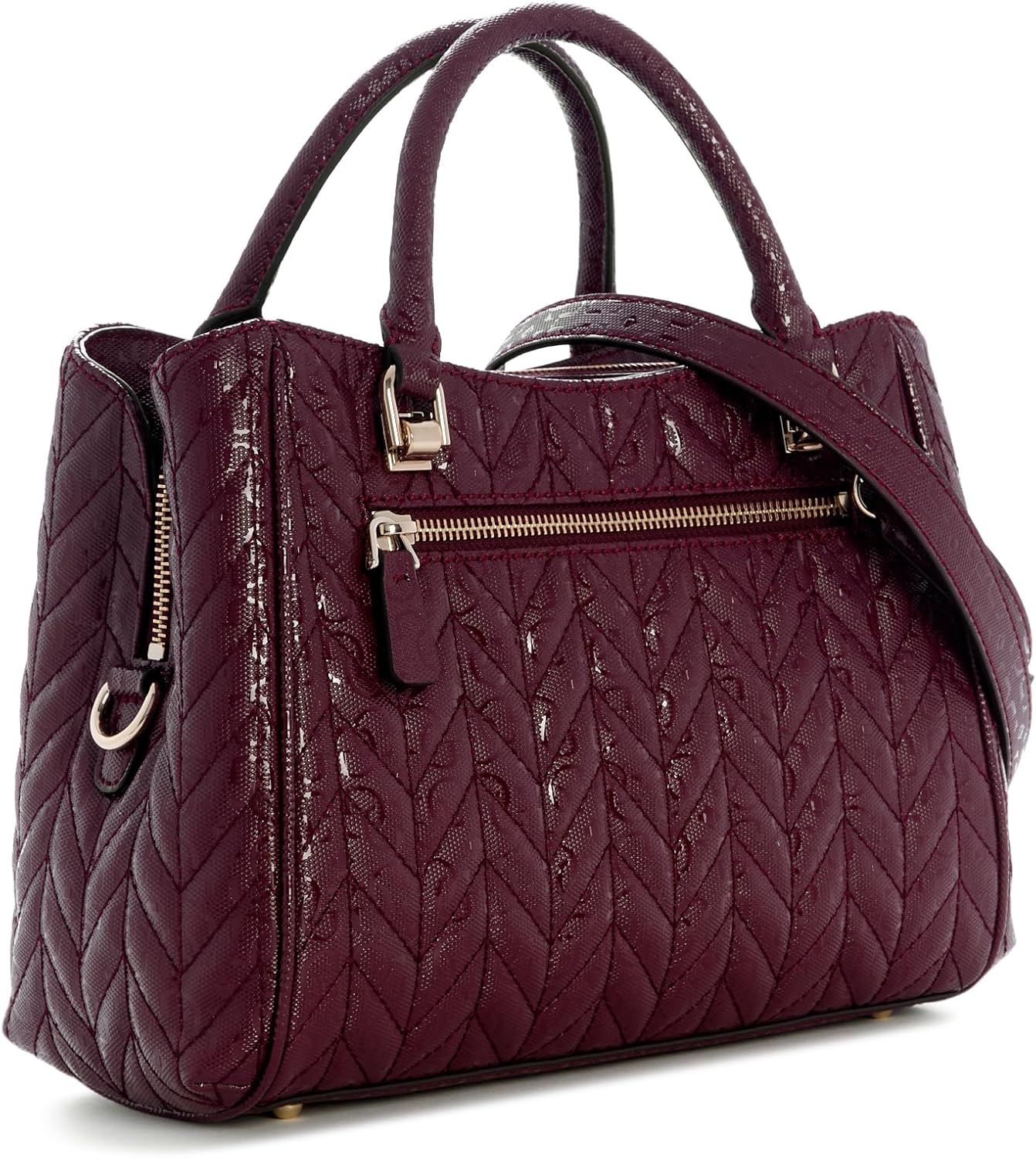 BOLSO SATCHEL GUESS STACEY - 4