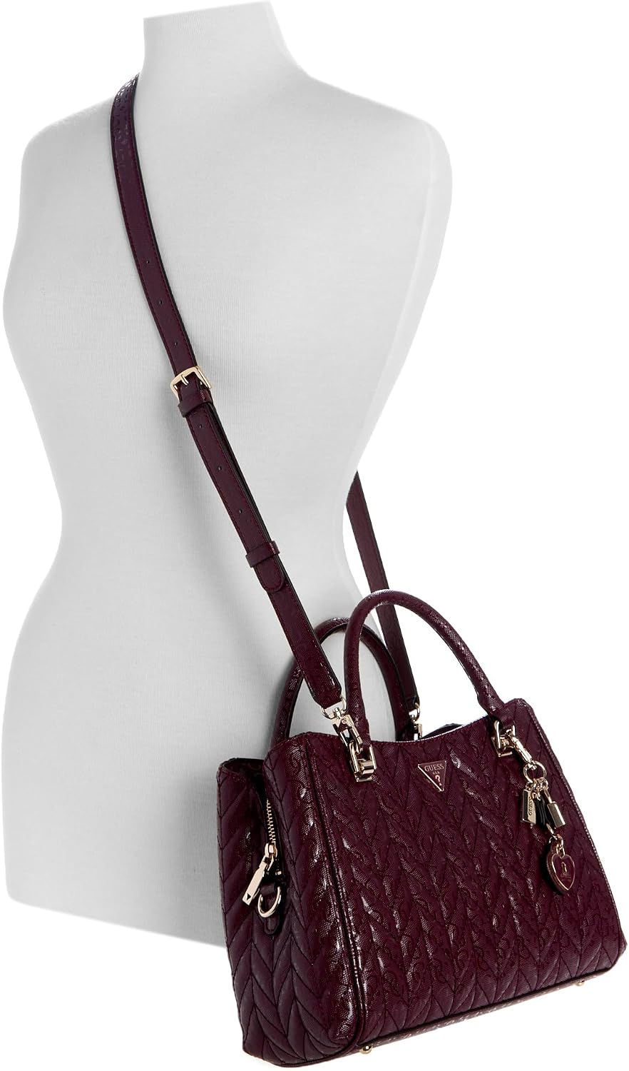 BOLSO SATCHEL GUESS STACEY - 5