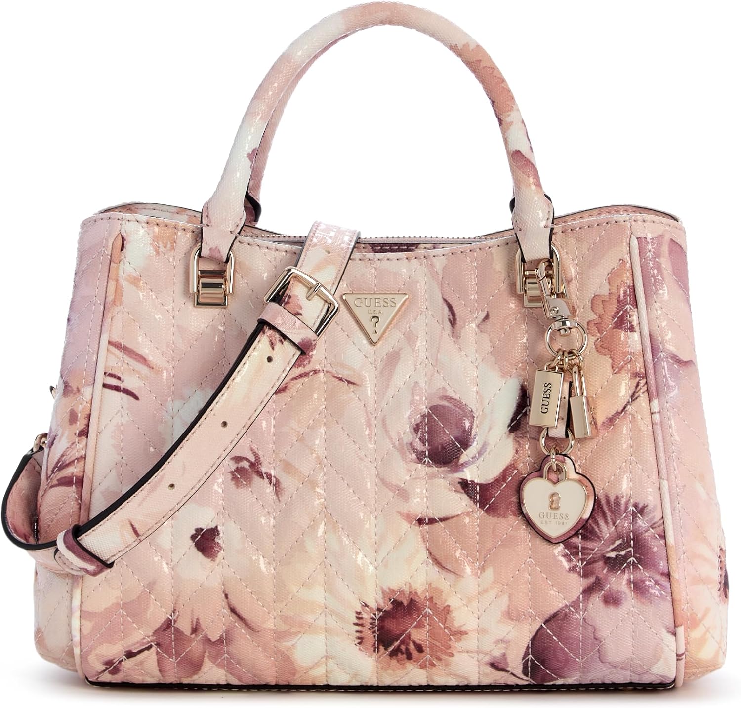 BOLSO SATCHEL GUESS STACEY - 1