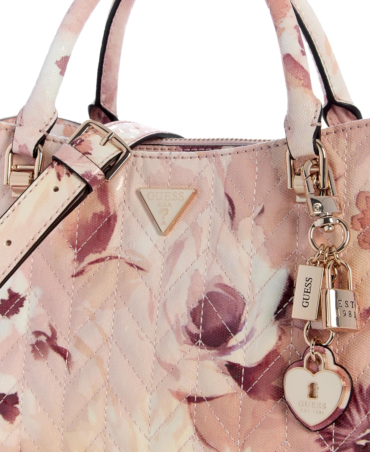 BOLSO SATCHEL GUESS STACEY - 3