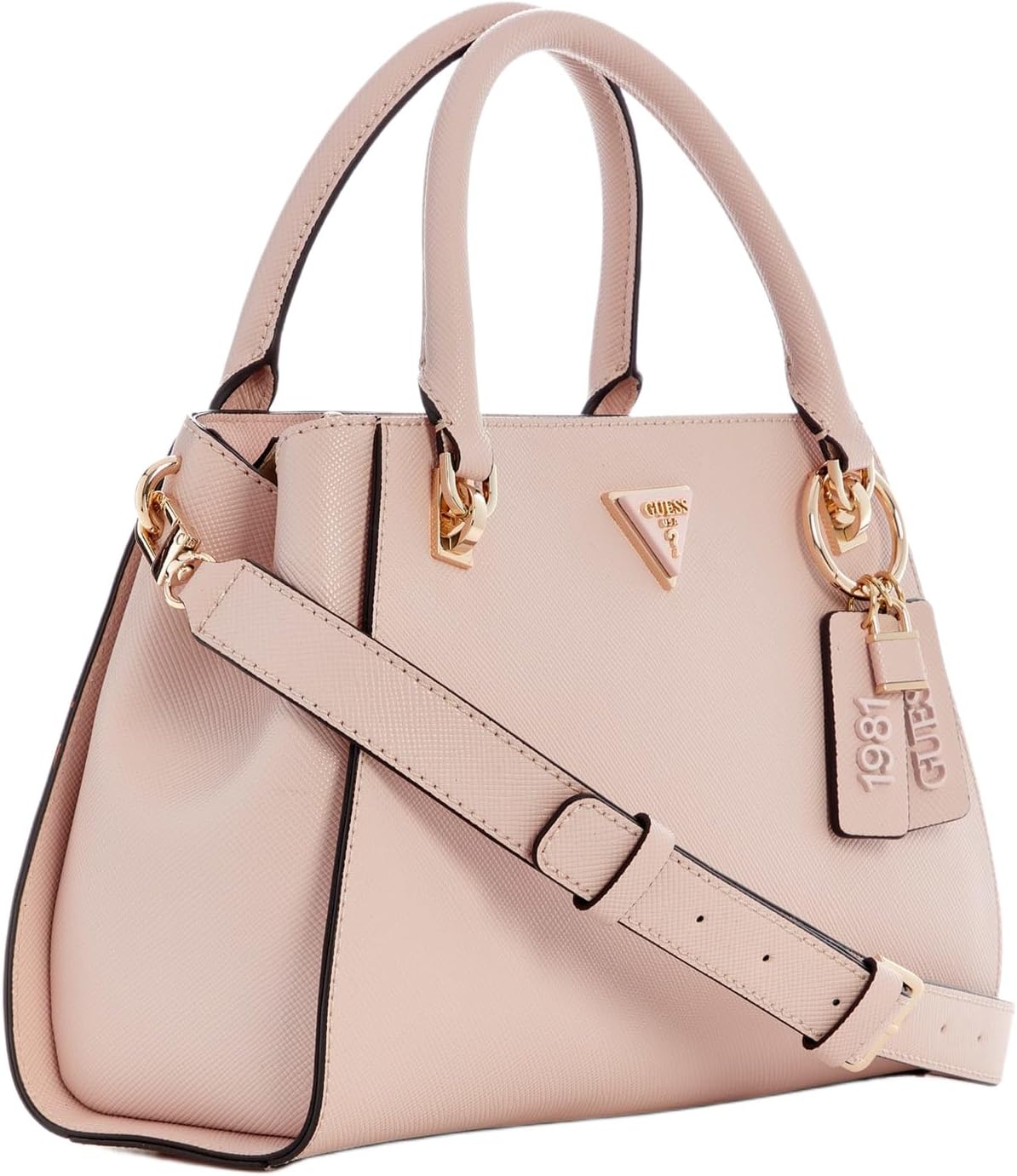 BOLSO SATCHEL GUESS NOELLE SAFFIANO - 3