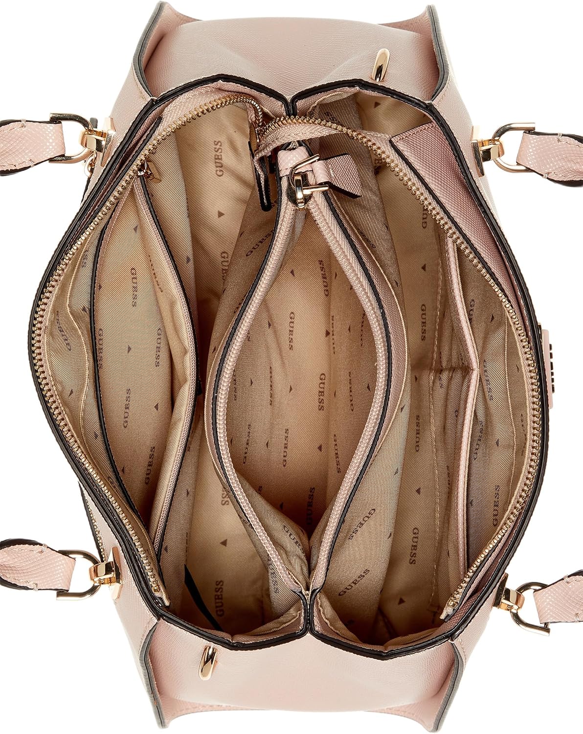 BOLSO SATCHEL GUESS NOELLE SAFFIANO - 5