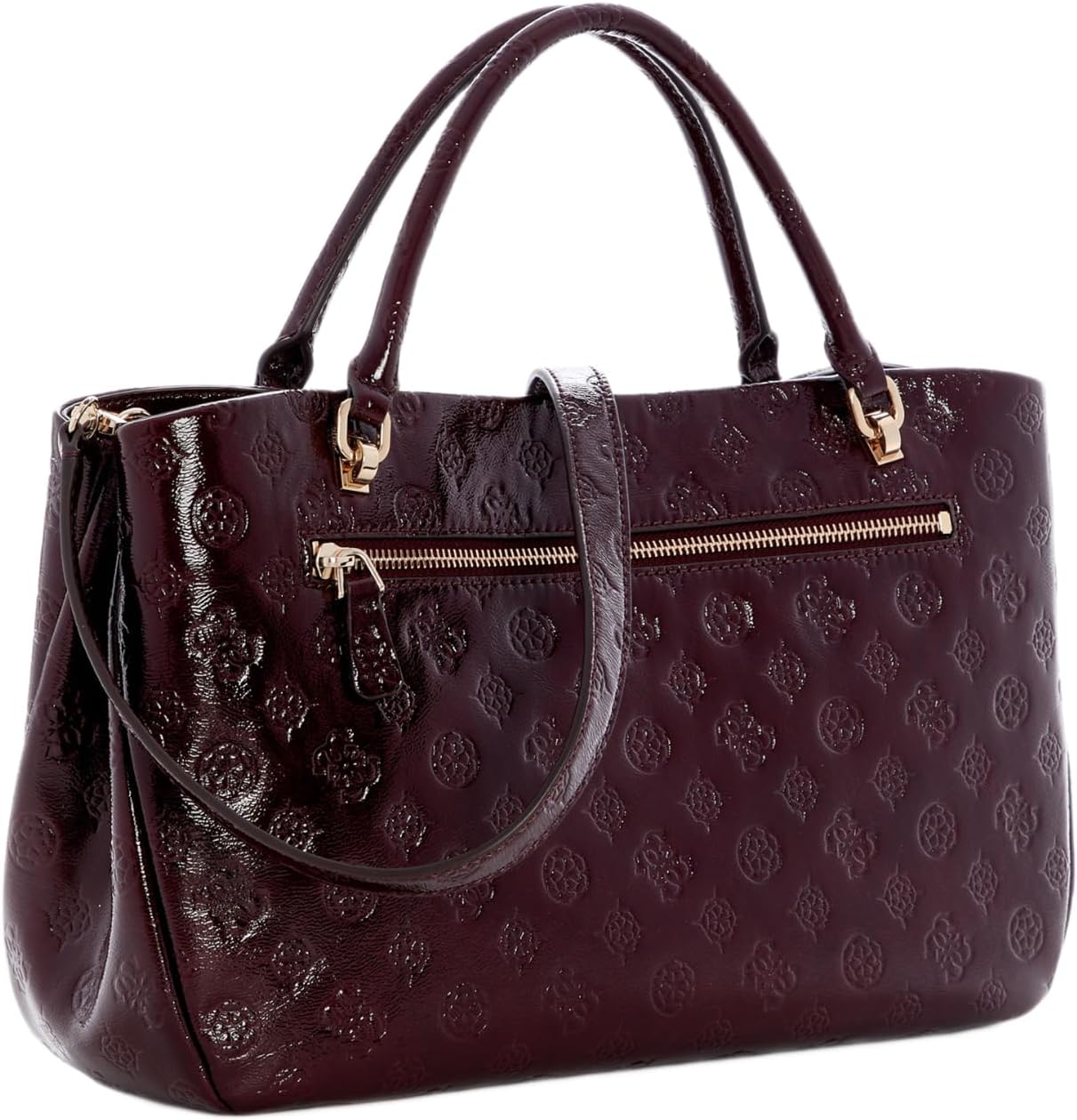 BOLSO SATCHEL GUESS CARMELLA TAUPE - 2