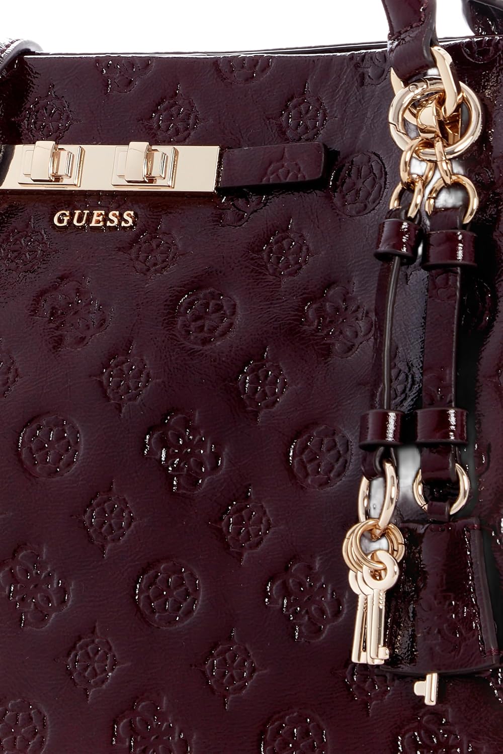 BOLSO SATCHEL GUESS CARMELLA TAUPE - 3