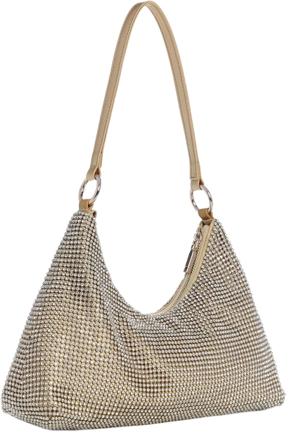BOLSO DE MANO GUESS JEWELS WRISTLET DORADO - 3