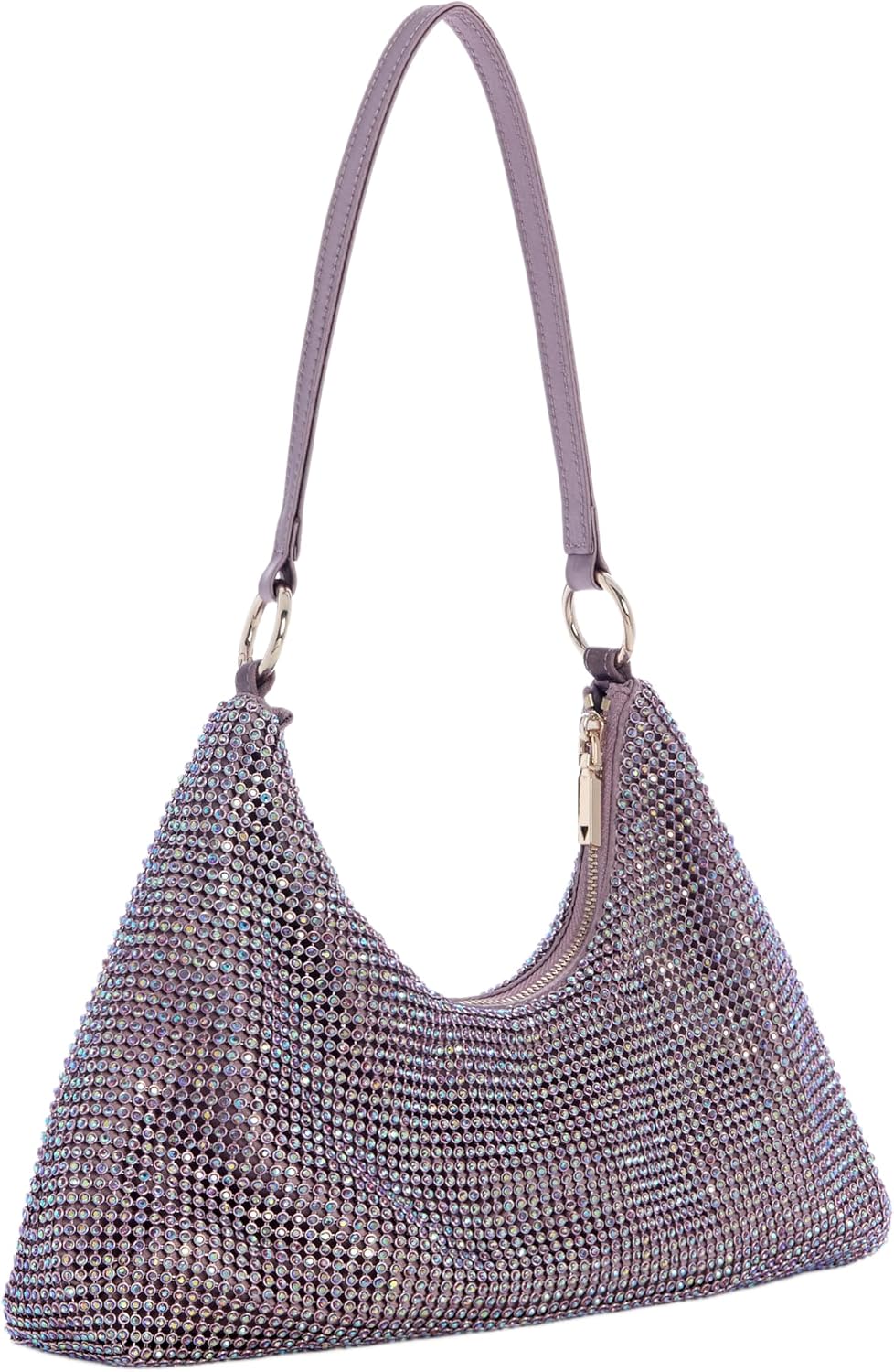 BOLSO DE MANO GUESS JEWELS CON CORREA PARA HOMBRO DORADO - 3