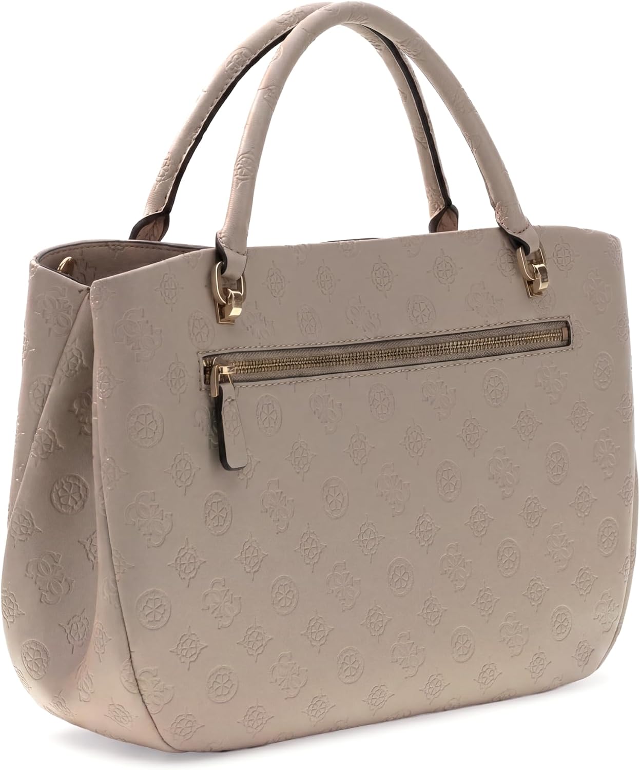 BOLSO SATCHEL GUESS CARMELLA TAUPE - 4
