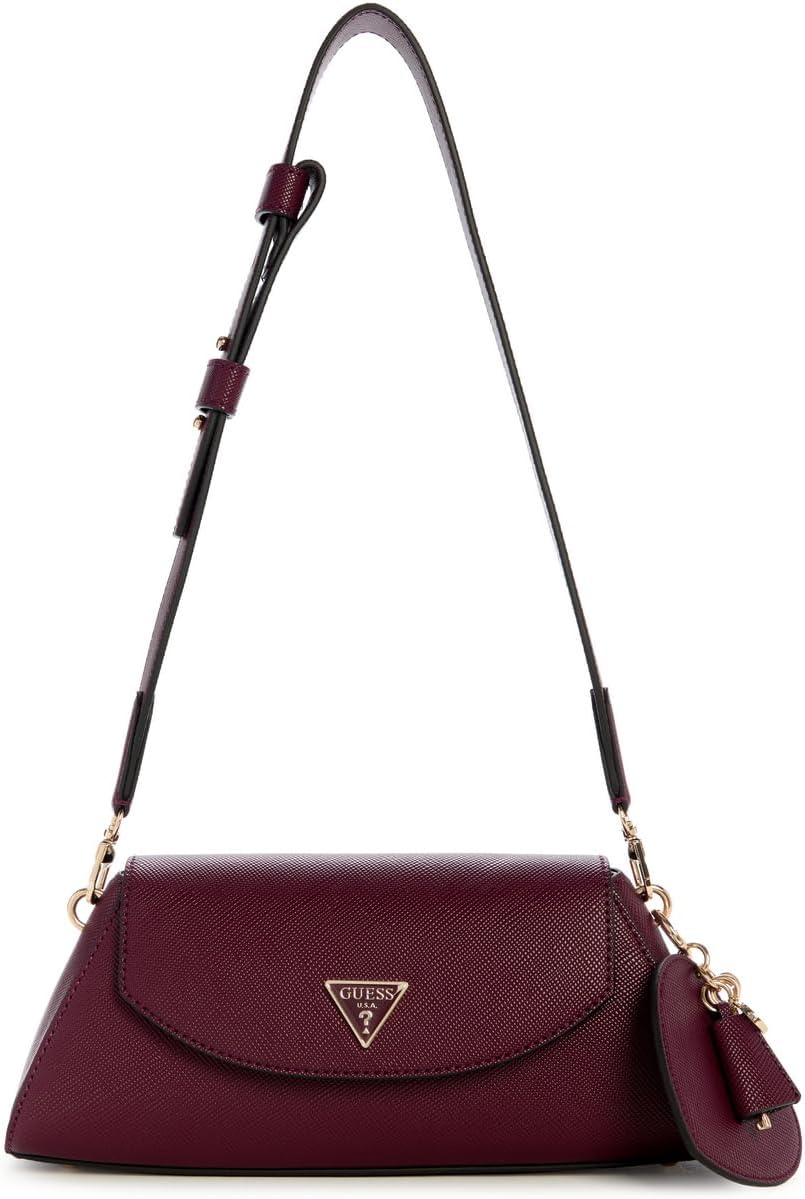 BOLSO DE HOMBRO GUESS BOLENA EN CUERO SINTÉTICO ECO SAFFIANO - 1
