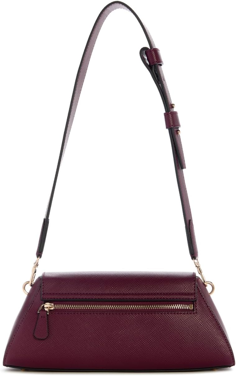BOLSO DE HOMBRO GUESS BOLENA EN CUERO SINTÉTICO ECO SAFFIANO - 3