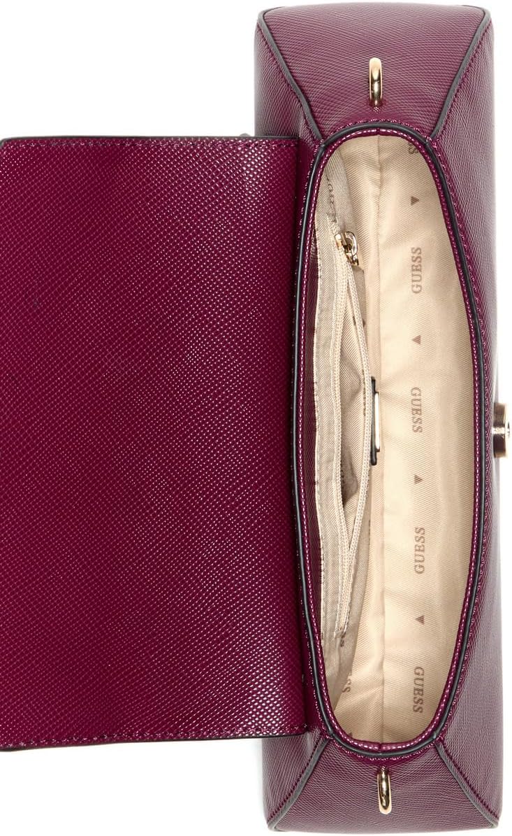 BOLSO DE HOMBRO GUESS BOLENA EN CUERO SINTÉTICO ECO SAFFIANO - 4