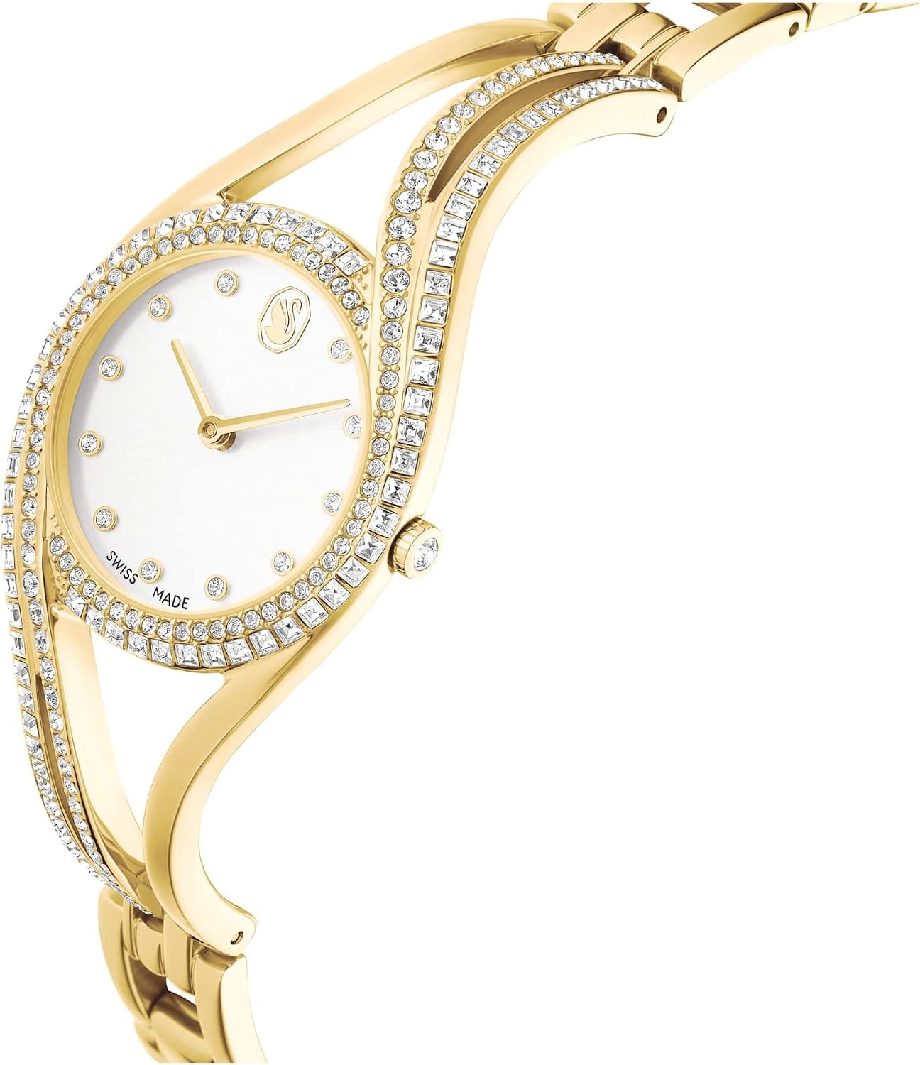 RELOJ DE PULSERA SWAROVSKI HYPERBOLA BANGLE CRYSTAL WATCH COLLECTION - 4