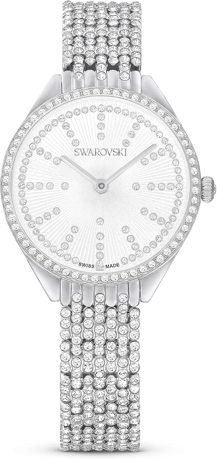 RELOJ DE PULSERA SWAROVSKI ATTRACT CRYSTAL SWISS MADE CON PULSERA METÁLICA - 1