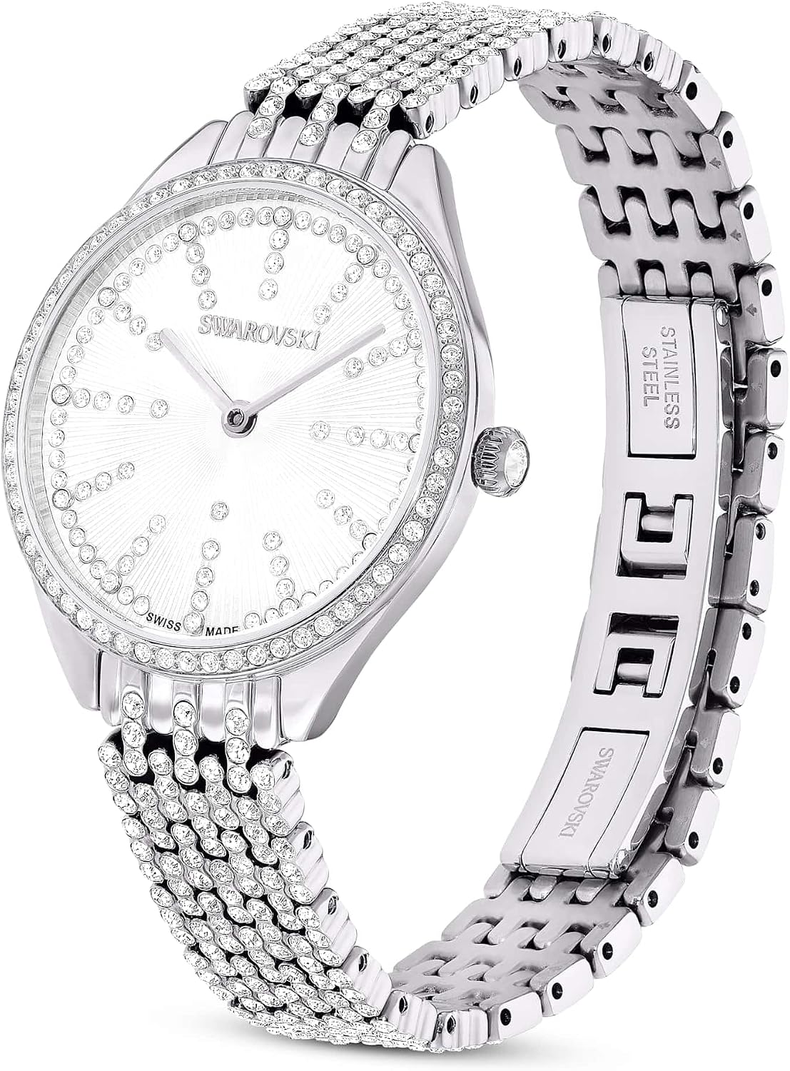 RELOJ DE PULSERA SWAROVSKI ATTRACT CRYSTAL SWISS MADE CON PULSERA METÁLICA - 2