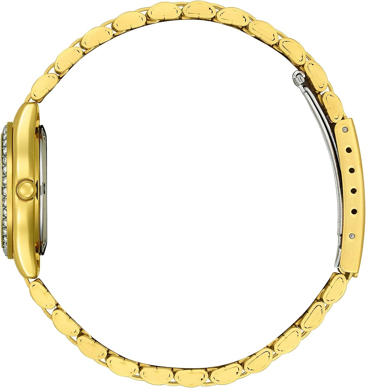 RELOJ DE PULSERA CITIZEN PARA MUJER CON PULSERA DE ACERO INOXIDABLE DORADO Y CRISTALES - 2