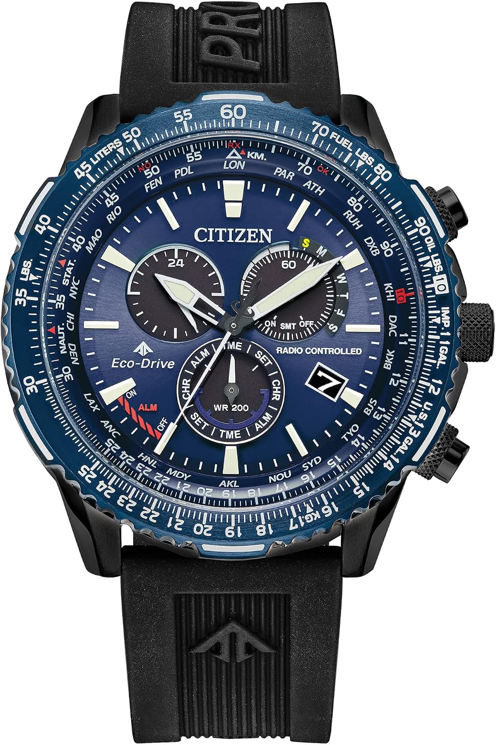 RELOJ DE PULSERA CITIZEN ECO-DRIVE PILOT CHRONOGRAPH CB5006-02L - 1