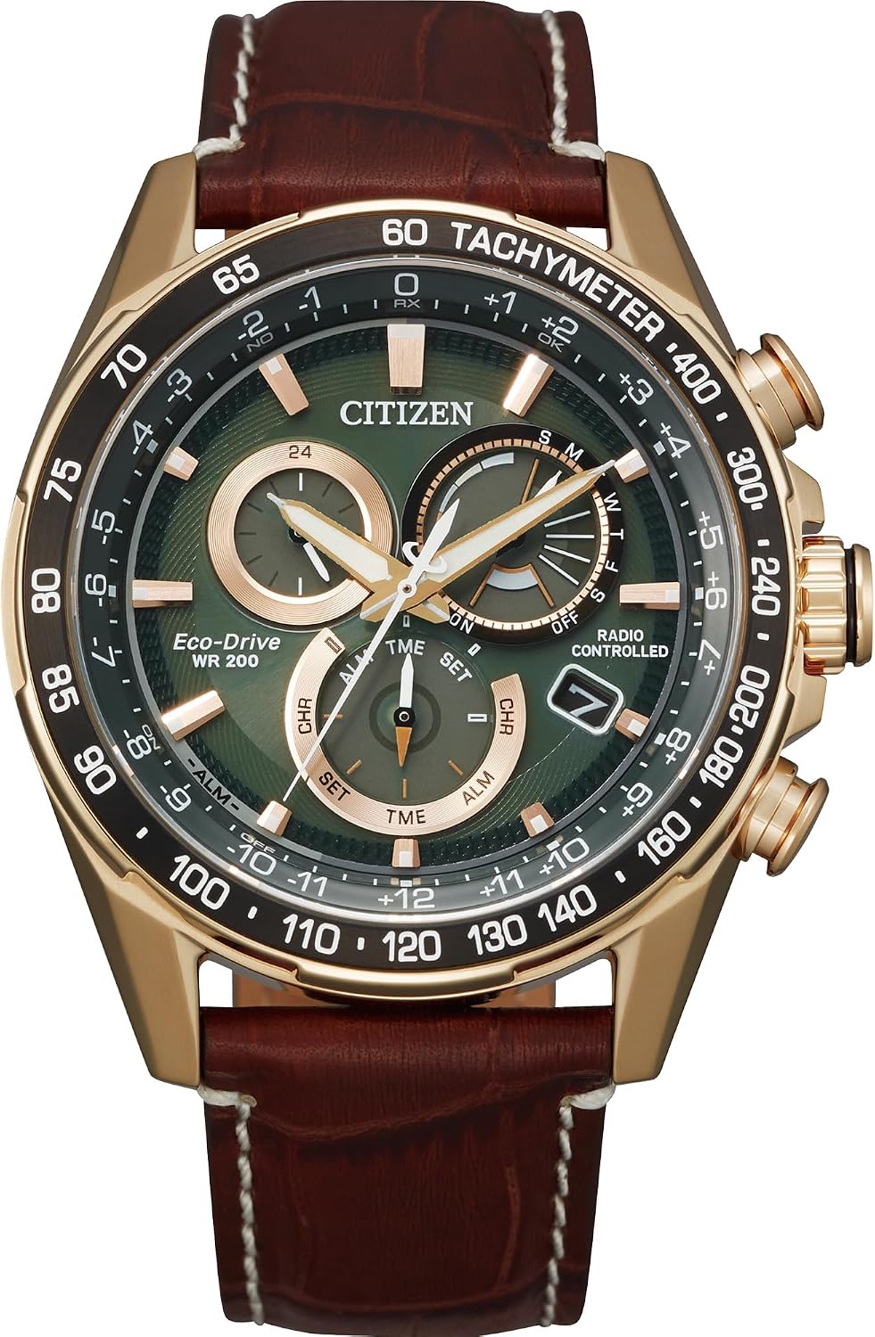 RELOJ DE PULSERA CITIZEN ECO-DRIVE SPORT LUXURY PCAT 43MM ACERO INOXIDABLE - 1