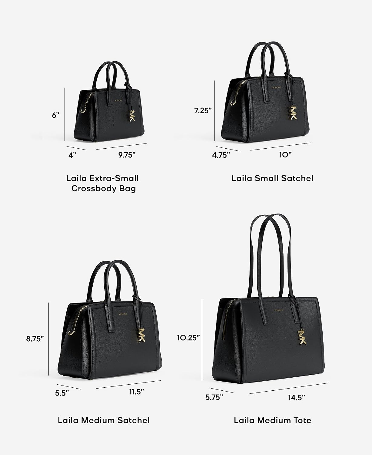 BOLSO SATCHEL MICHAEL KORS LAILA SMALL PARA MUJER - 5
