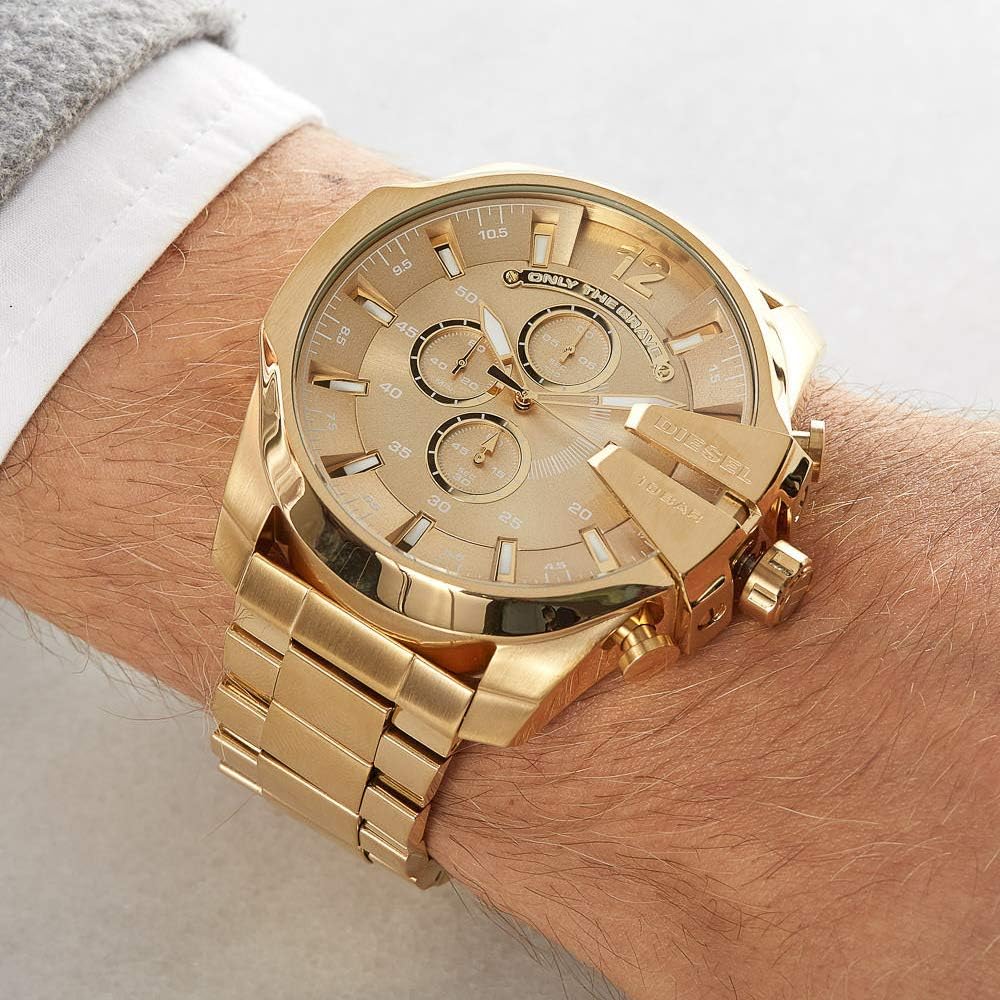RELOJ DE PULSERA DIESEL MEGA CHIEF PARA HOMBRE DZ4360 DORADO - 2