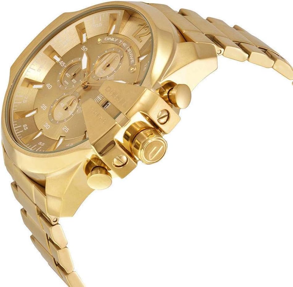 RELOJ DE PULSERA DIESEL MEGA CHIEF PARA HOMBRE DZ4360 DORADO - 4