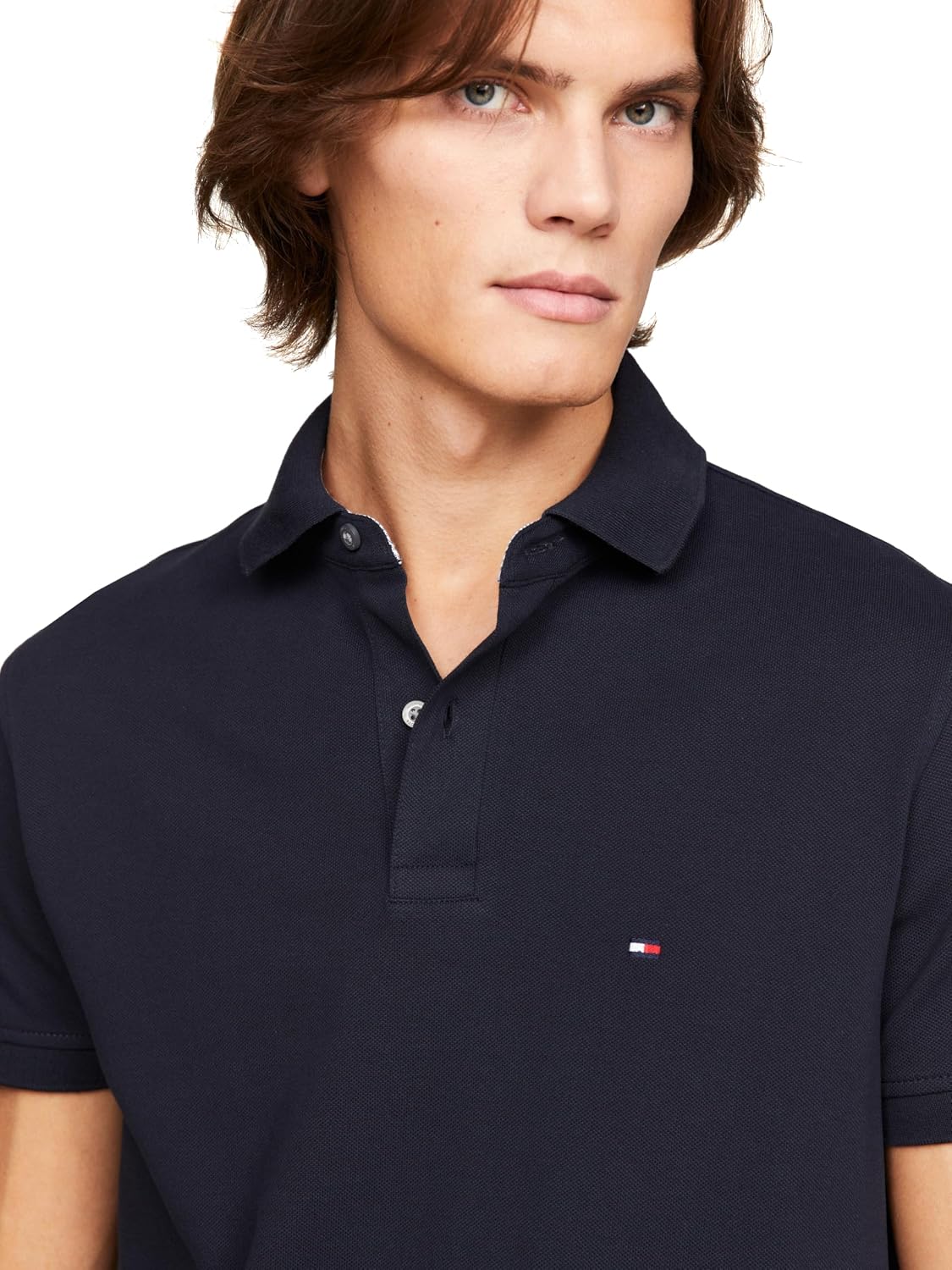 POLO PARA HOMBRE TOMMY HILFIGER MANGA CORTA SLIM FIT ALGODÓN ORGÁNICO Y STRETCH DESERT SKY - 3