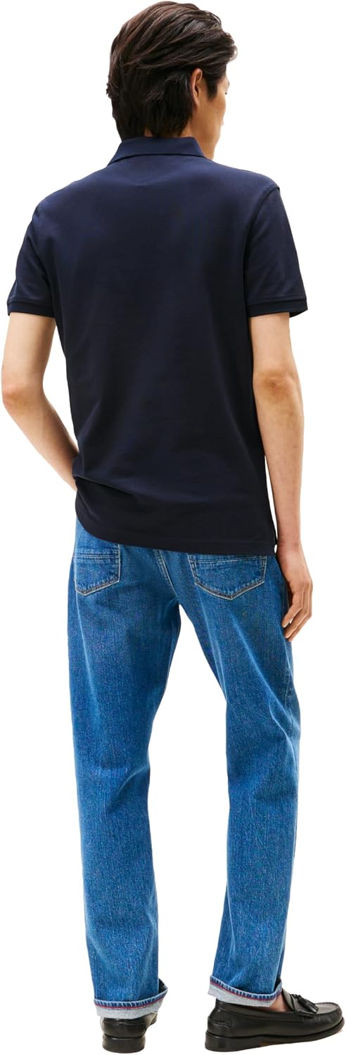 POLO PARA HOMBRE TOMMY HILFIGER MANGA CORTA SLIM FIT ALGODÓN ORGÁNICO Y STRETCH DESERT SKY - 5