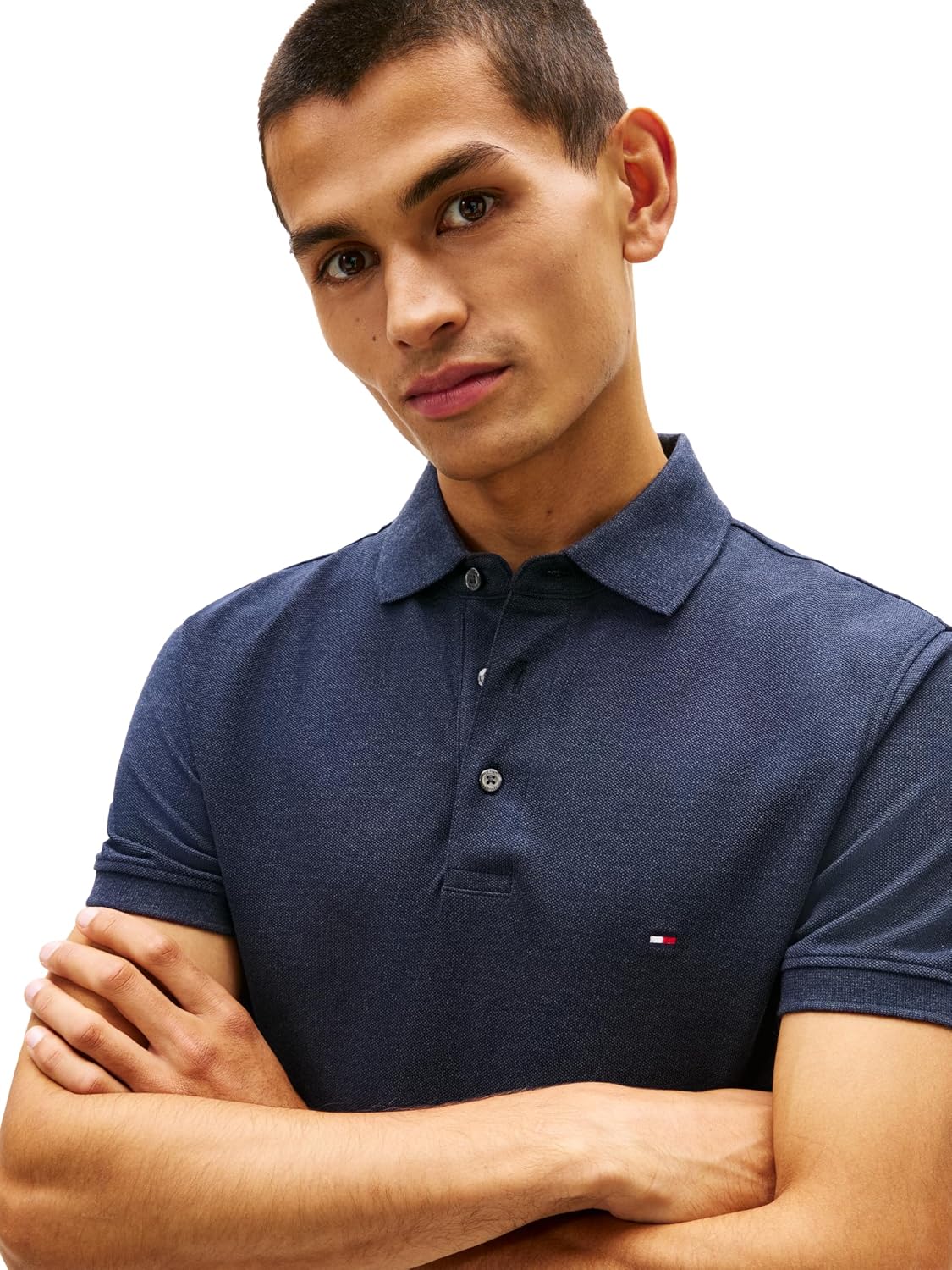POLO PARA HOMBRE TOMMY HILFIGER MANGA CORTA SLIM FIT ALGODÓN ORGÁNICO Y STRETCH - 2