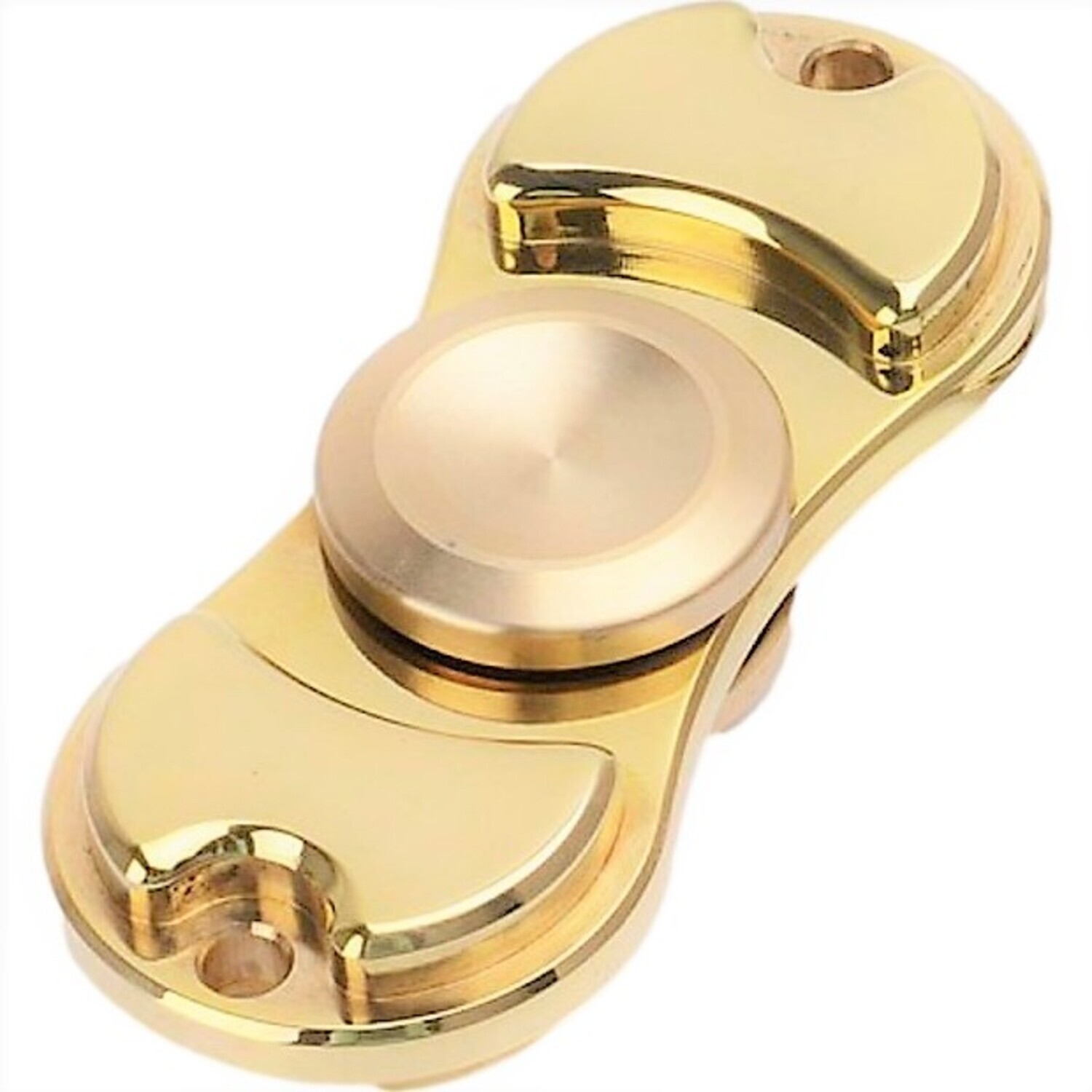 Spinner De Engranajes Con Cadena De Bicicleta Dorado – Juguete Cinético De Metal Para Aliviar Estrés Y Mejorar La Concentración