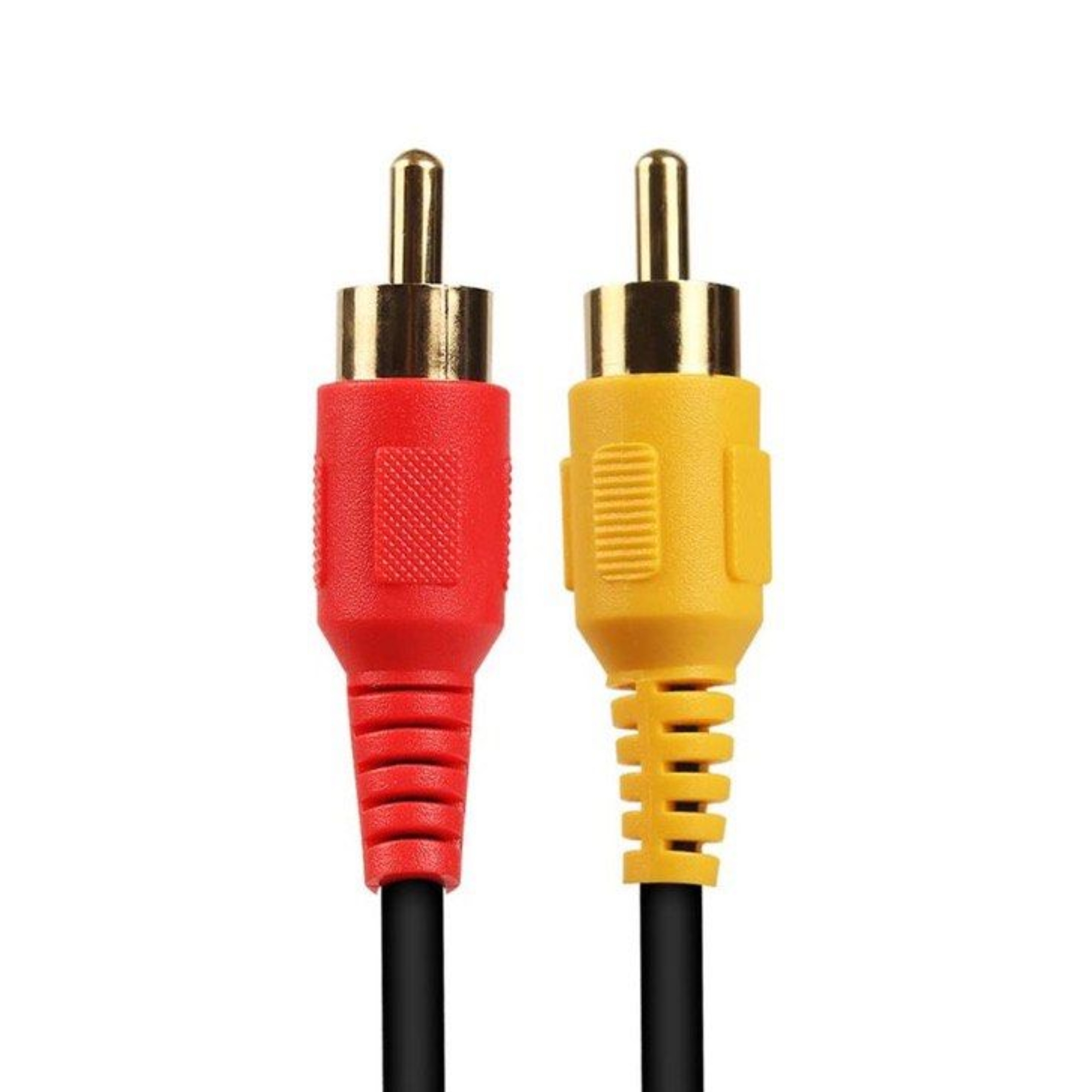 DuKabel Serie Top - Cavo RCA 2,4 Metri Da 3,5 Mm A 2 RCA Maschio, Audio AUX In Nylon Intrecciato, Placcato Oro 24K, Conduttore OFC 4N, Perfetto Per Collegare Smartphone O Tablet Alla Tua Cuffia O Amplificatore