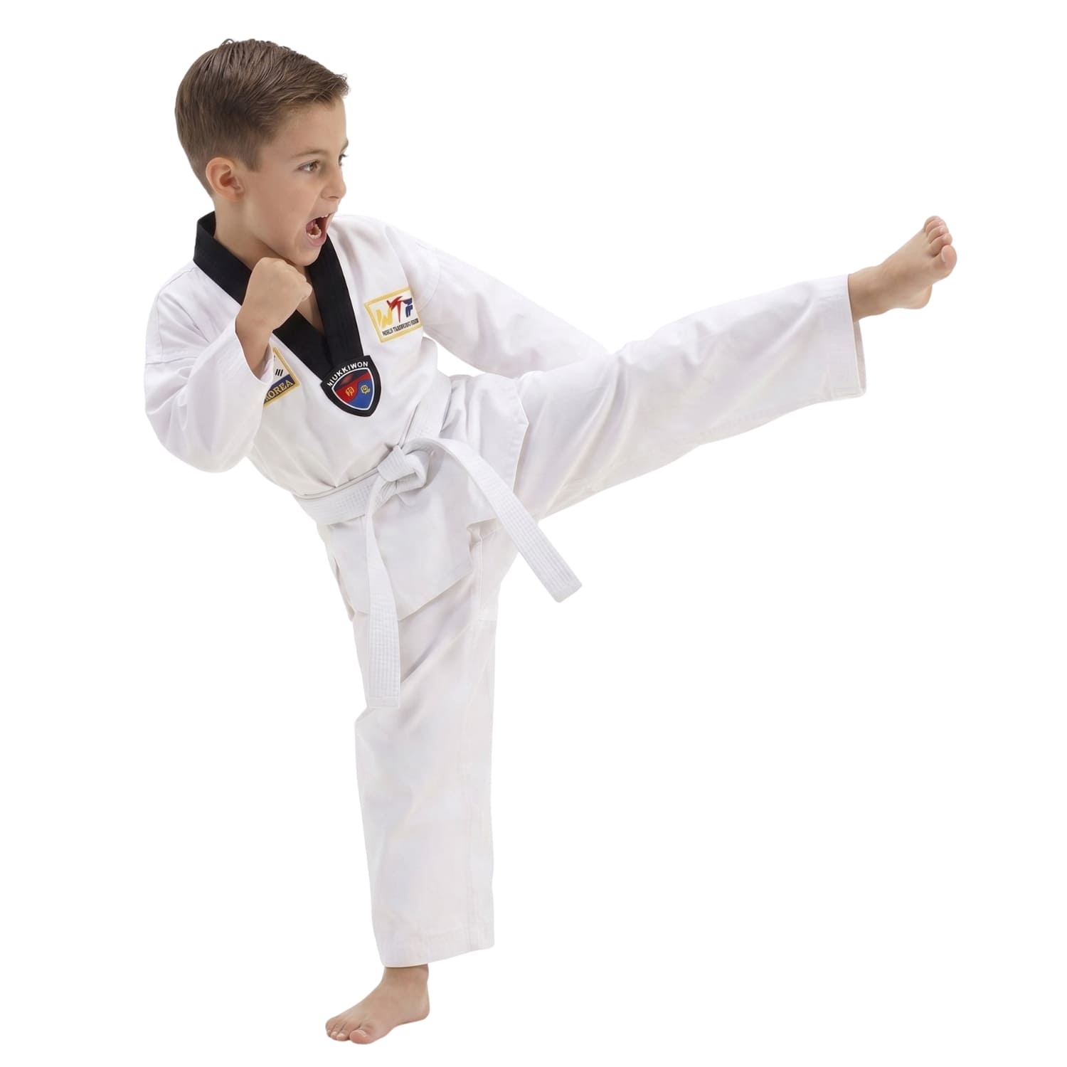 TAE KWON DO DOBOK UNIFORME CONJUNTO COMPLETO UNISEX TODAS LAS TALLAS INCLUYE CHAQUETA PANTALÓN Y CINTURÓN - 2