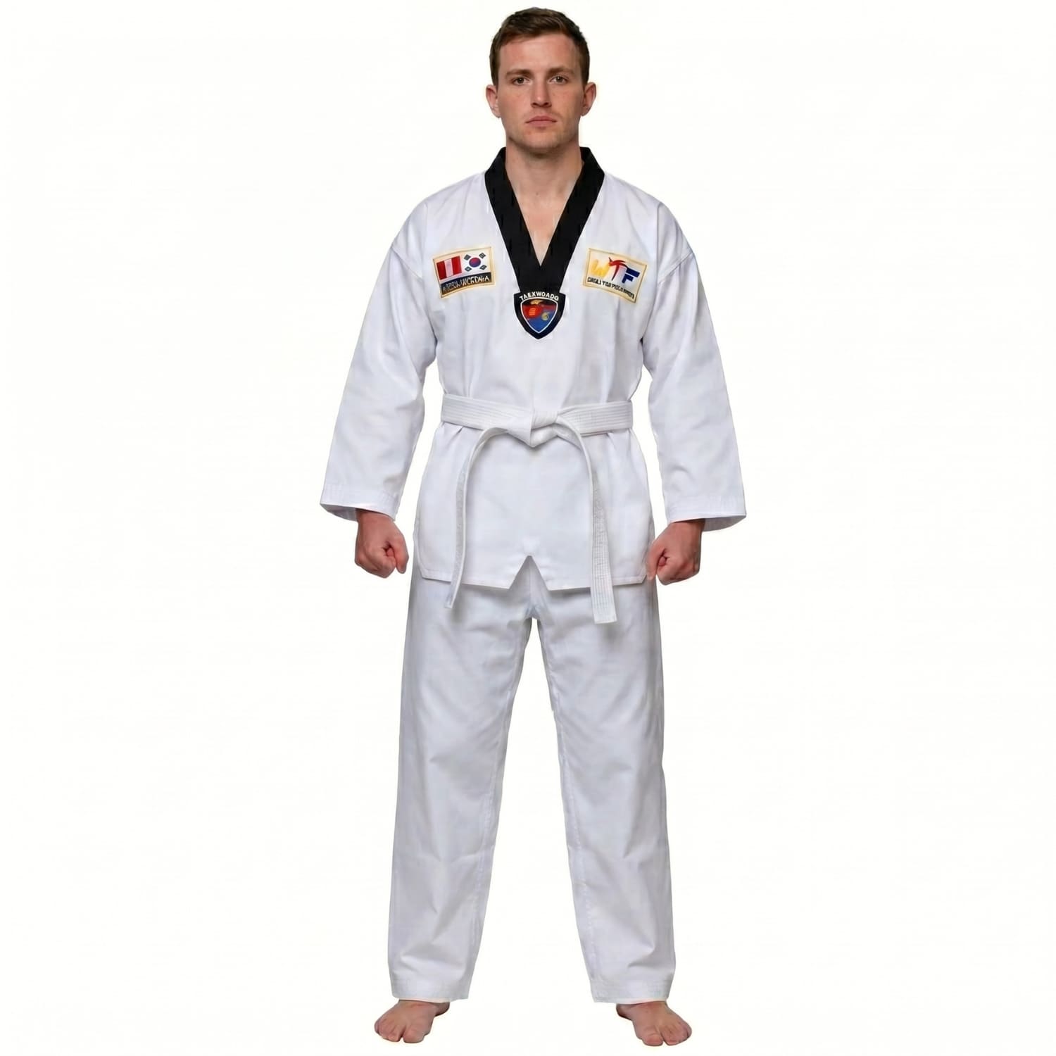 TAE KWON DO DOBOK UNIFORME CONJUNTO COMPLETO UNISEX TODAS LAS TALLAS INCLUYE CHAQUETA PANTALÓN Y CINTURÓN - 3