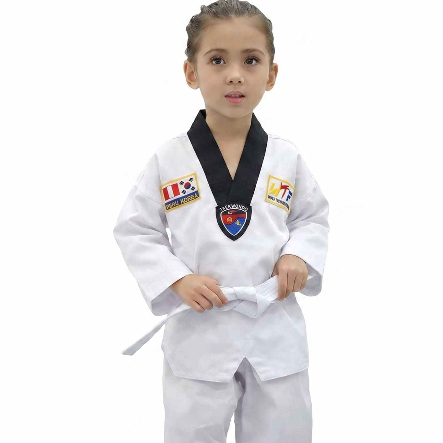 TAE KWON DO DOBOK UNIFORME CONJUNTO COMPLETO UNISEX TODAS LAS TALLAS INCLUYE CHAQUETA PANTALÓN Y CINTURÓN - 9