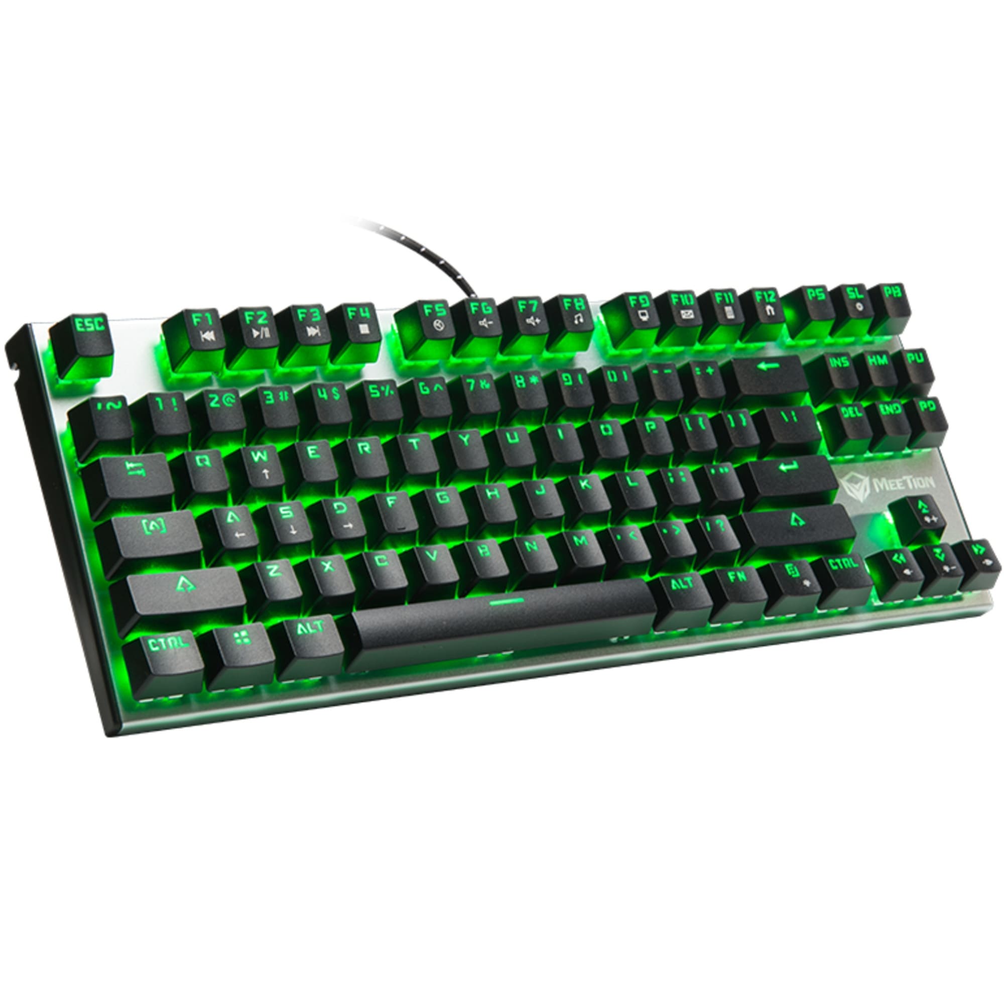 TECLADO GAMER MECÁNICO 88-SWITCH TKL RGB MEETION MK04 EN ESPAÑOL CUSTOMIZABLE OUTEMU BLUE ANTI-GHOSTING - 3
