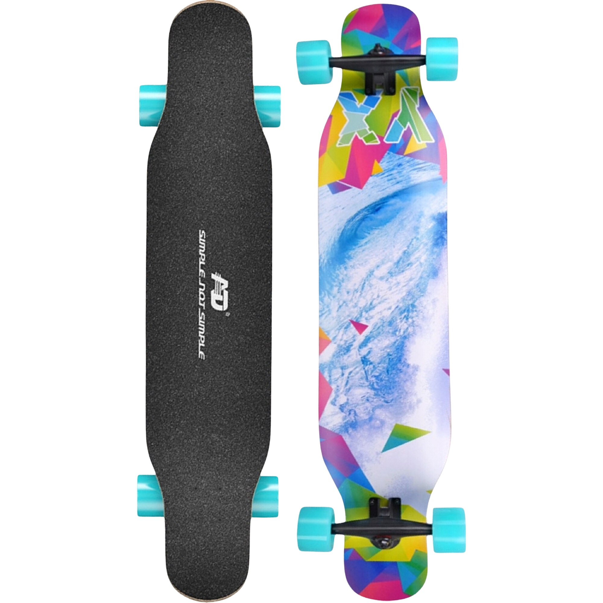 SKATE LONGBOARD 42'' DANCING CRUISING DOWNHILL - SEA - 2
