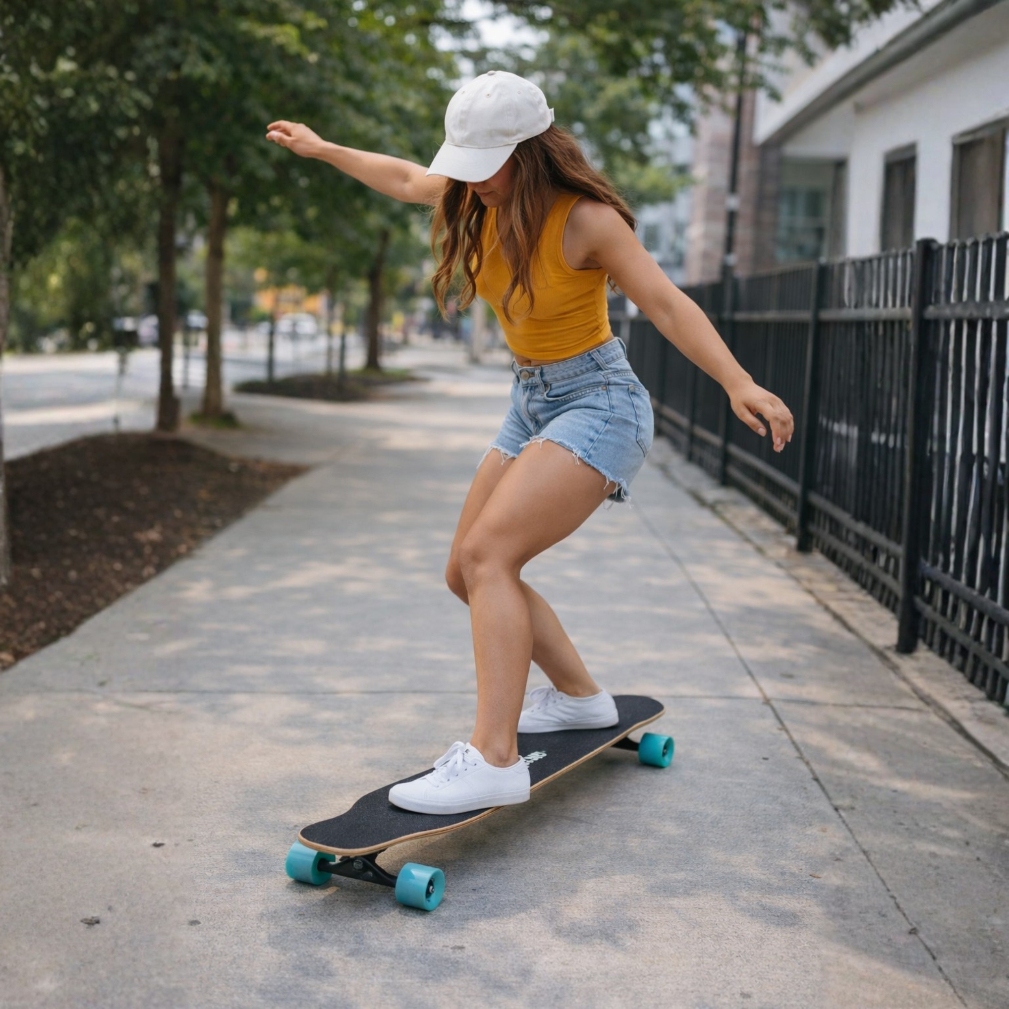 SKATE LONGBOARD 42'' DANCING CRUISING DOWNHILL - SEA - 3