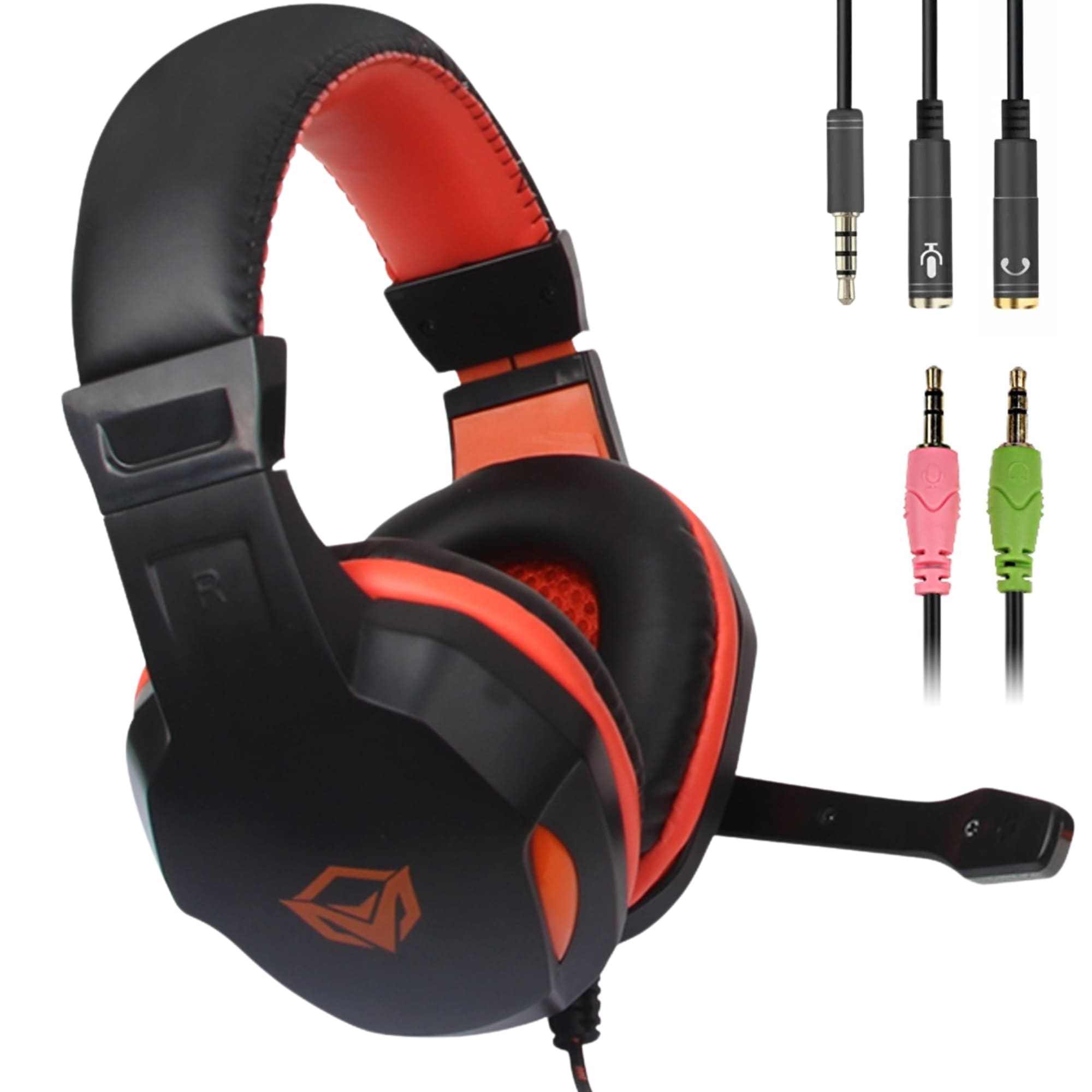 AUDÍFONOS GAMER MEETION HP010 CON MICRÓFONO JACK 3.5MM CABLE 2M PC LAPTOP PLAYSTATION XBOX SMARTPHONE - 4